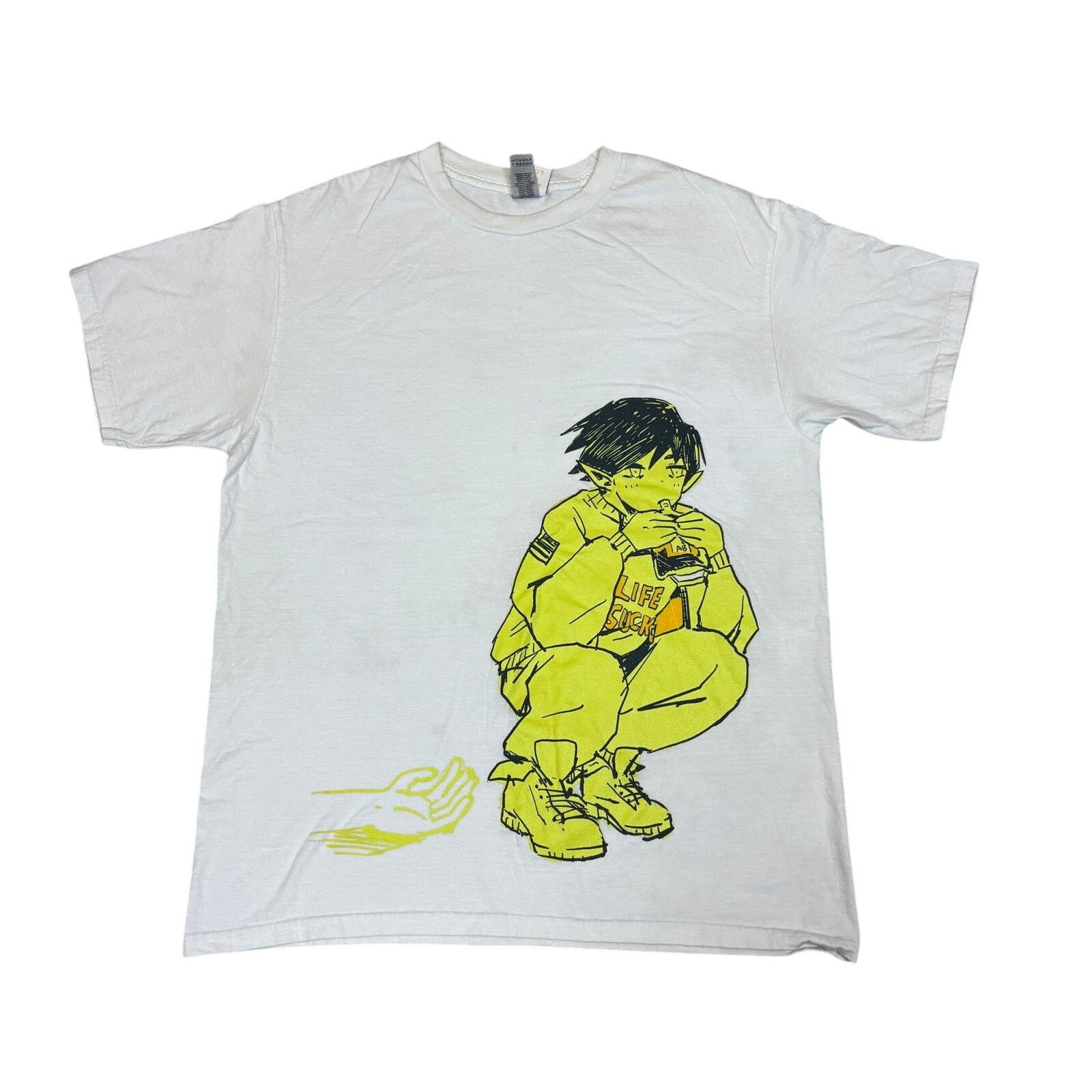 OMOCAT Rare OMOCAT Omori Life Sucks T Shirt Anime Artwork Large Size US L / EU 52-54 / 3 - 1 Thumbnail