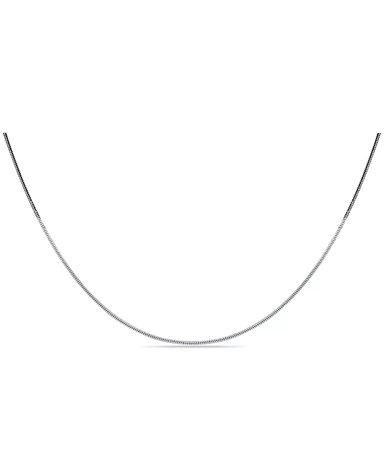 Giani Bernini Giani Bernini Box Link 18" Chain Necklace in Sterling Silver Size ONE SIZE - 2 Thumbnail