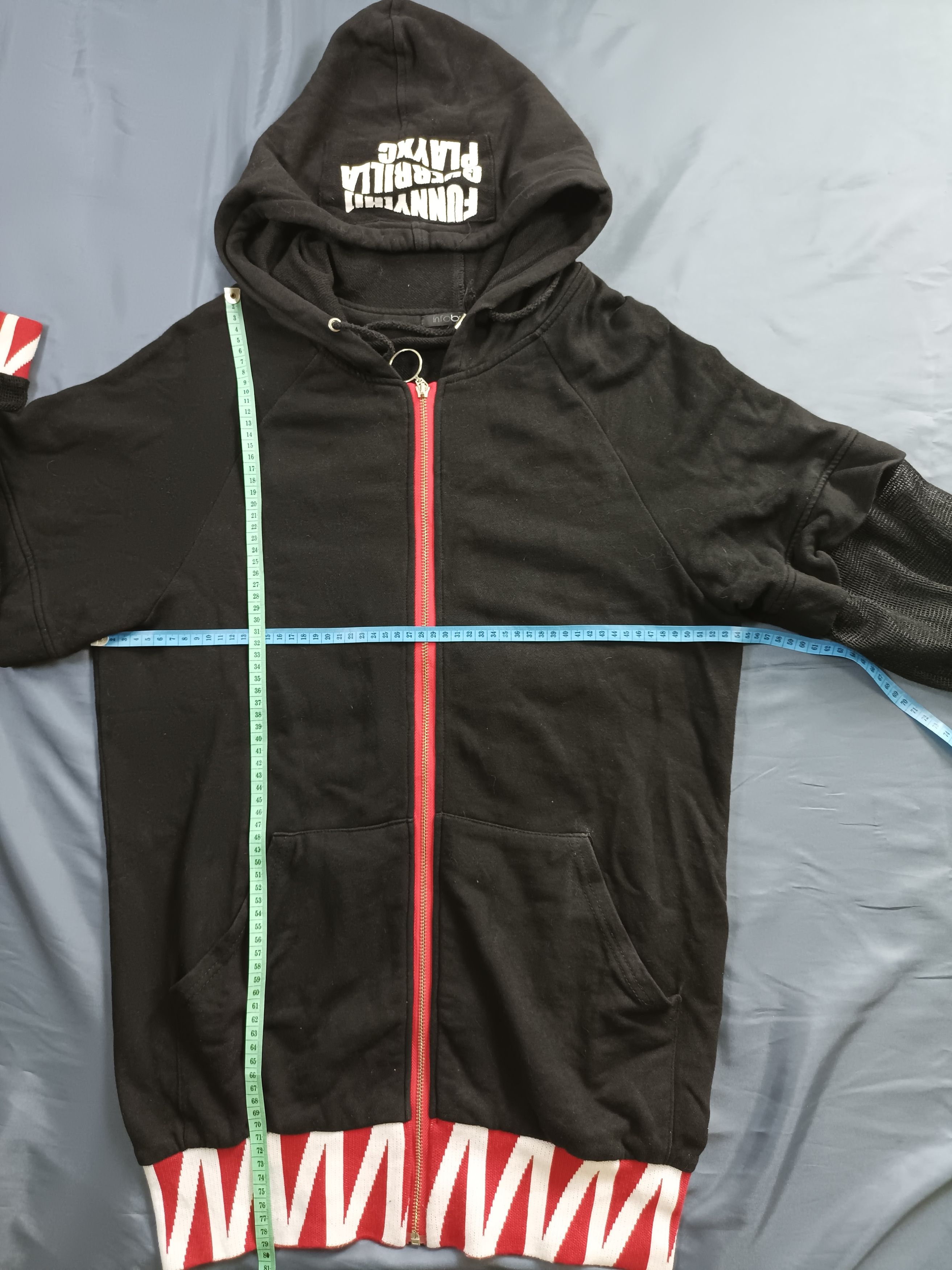 If Six Was Nine × Japanese Brand × Le Grande Bleu (L.G.B.) Funny Guerrilla PlayXC Zipper Hoodie Size M / US 6-8 / IT 42-44 - 8 Thumbnail