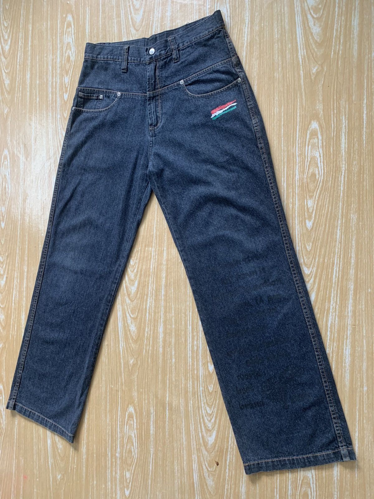 Massive Massive Massimo Blackhole HipHop Baggy Jeans Pants Size US 29 - 5 Thumbnail