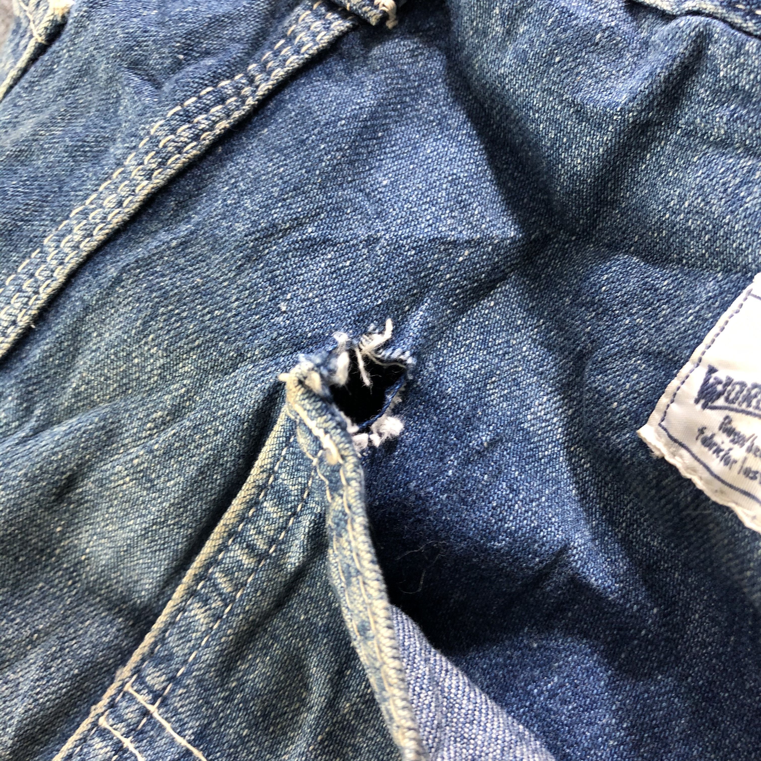 Big John Vintage Blue Wash Big John Jeans-J3889 Size US 29 - 7 Thumbnail