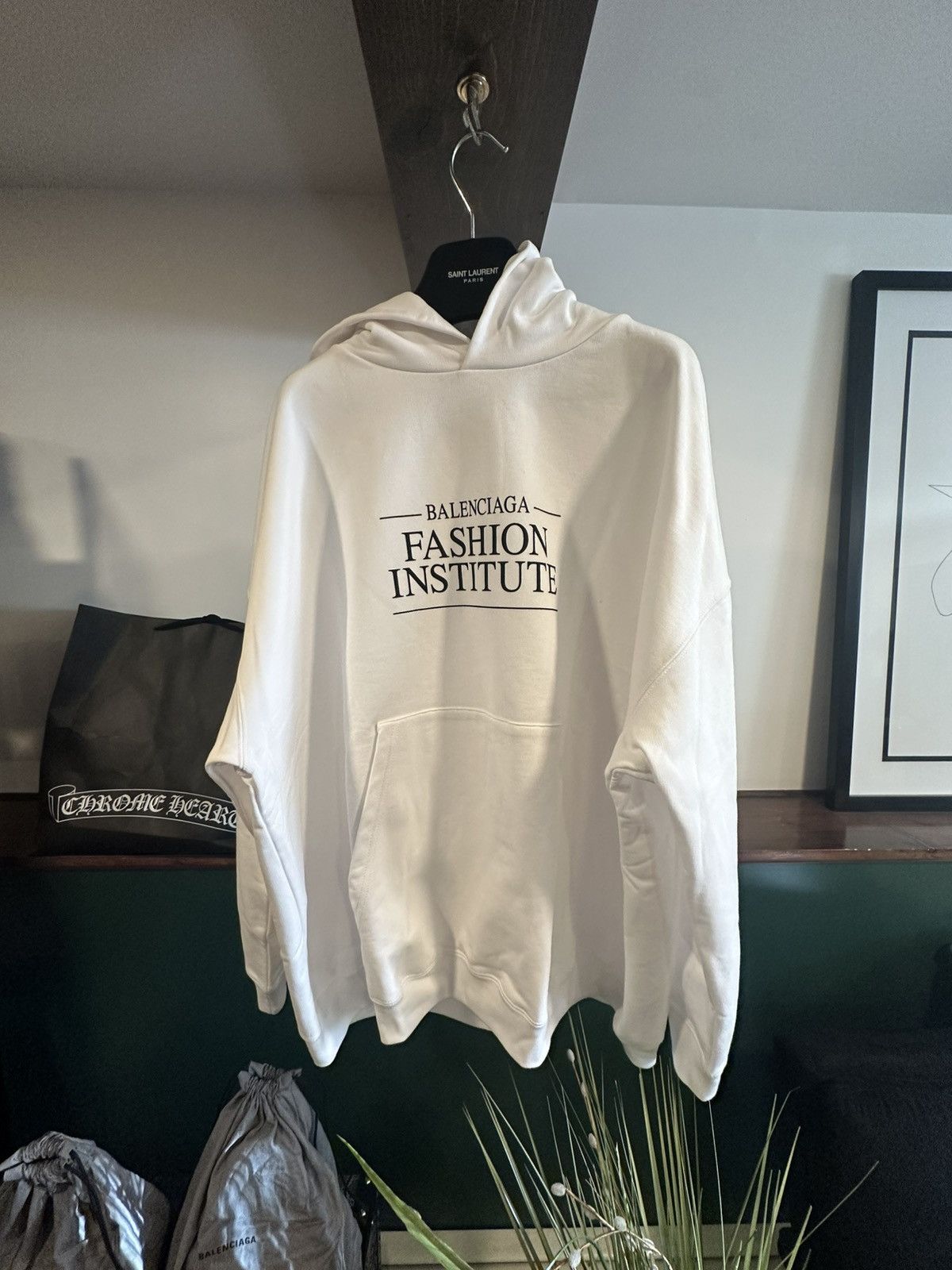 Balenciaga Fashion Institute Hoodie Size Small