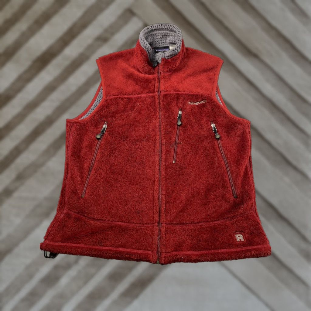 Patagonia VINTAGE Patagonia R4 Fleece Vest Mens Size Small Red USA 36200 Size US S / EU 44-46 / 1 - 1 Thumbnail