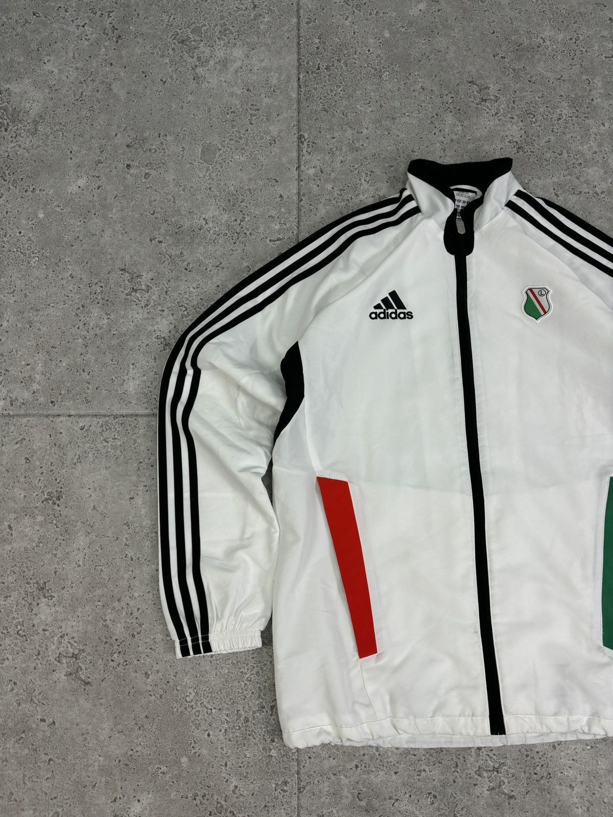 Adidas × Vintage Rare Poland Legia Warszawa Gorpcore ZIP Up Track Jacket Size US M / EU 48-50 / 2 - 2 Thumbnail