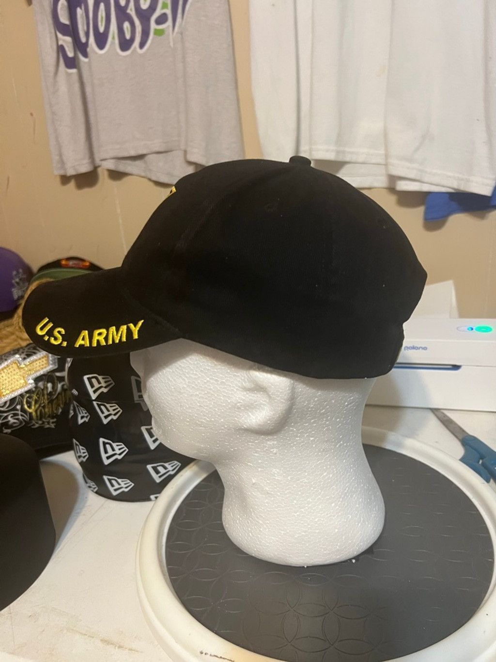 Other Men's Eagle Crest Black U.S. Army 01 Baseball Cap One Size Size ONE SIZE - 2 Thumbnail