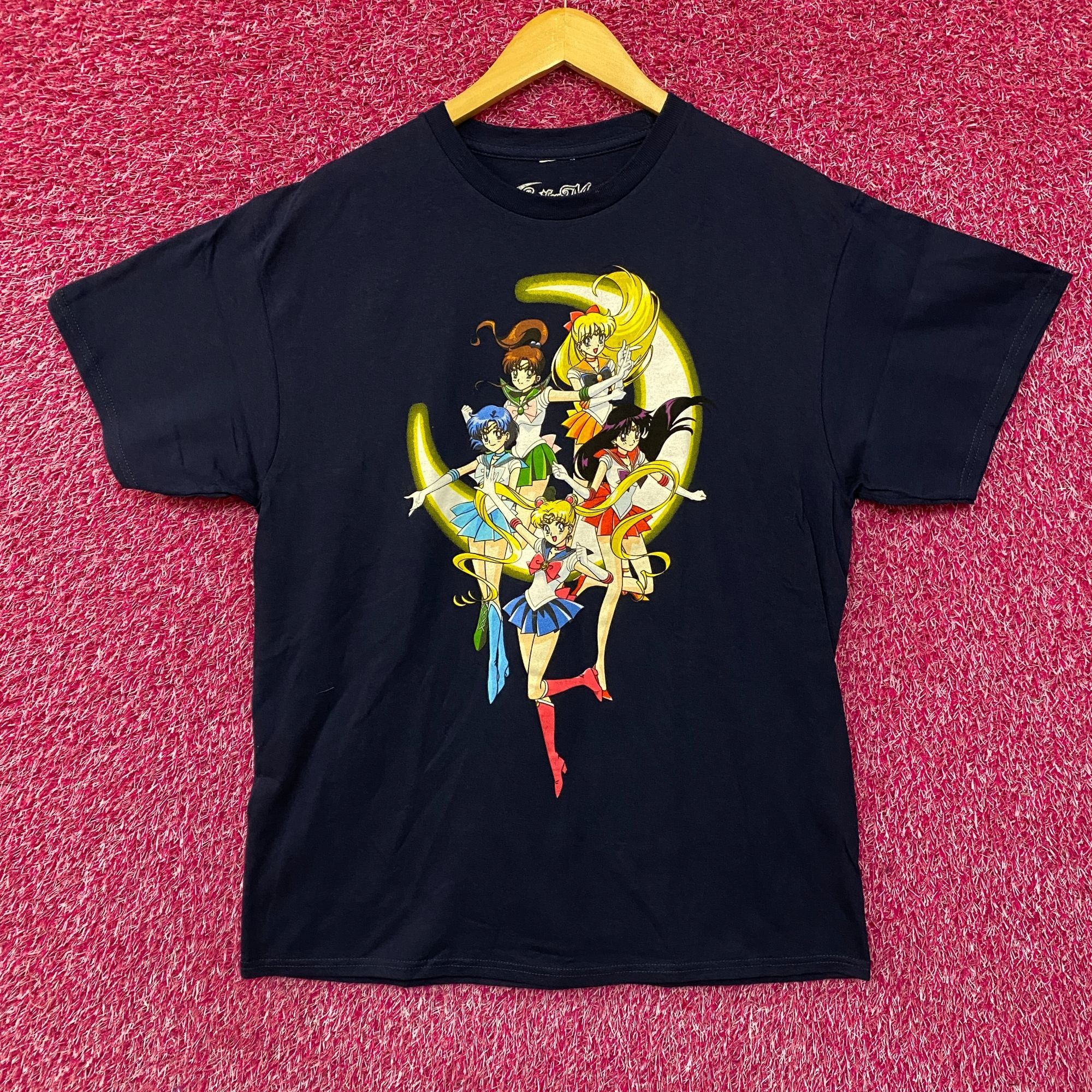Anime Sailor Moon Sailor Scouts Anime Series Blue T-Shirt Large Size US L / EU 52-54 / 3 - 1 Thumbnail