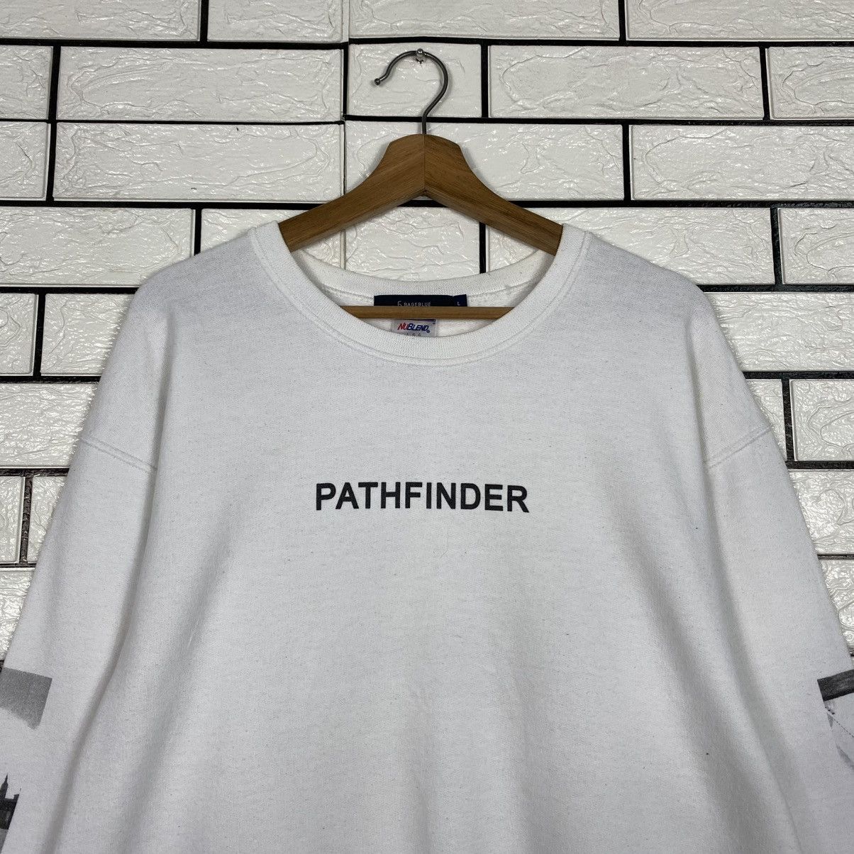 Japanese Brand Pathfinder Sweatshirt Big Logo Spell Out Size US L / EU 52-54 / 3 - 4 Thumbnail