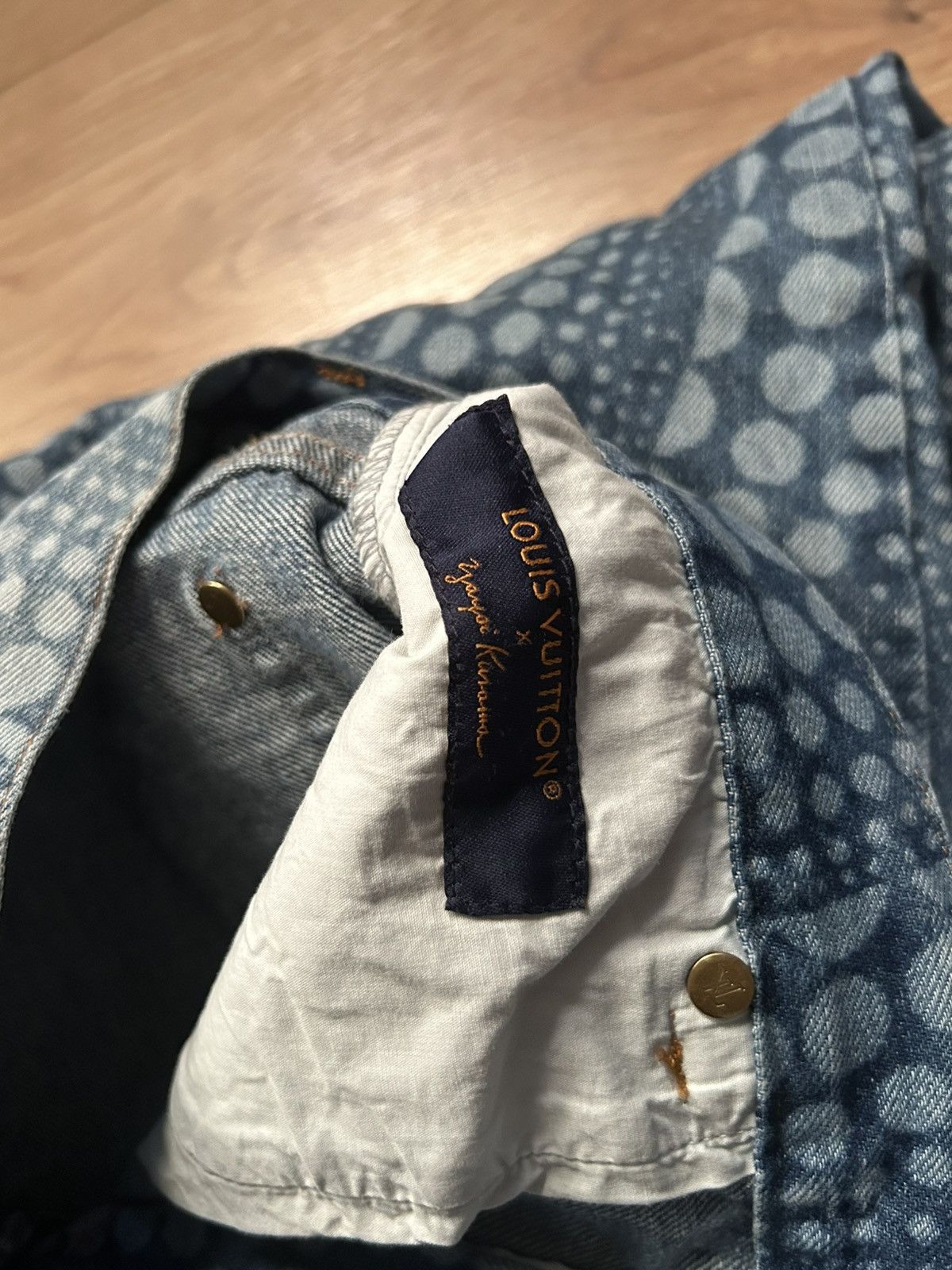 Yayoi Kusama Louis Vuitton Yayoi Kusama 23AW Allover Pumpkin Denim Size US 32 / EU 48 - 5 Thumbnail
