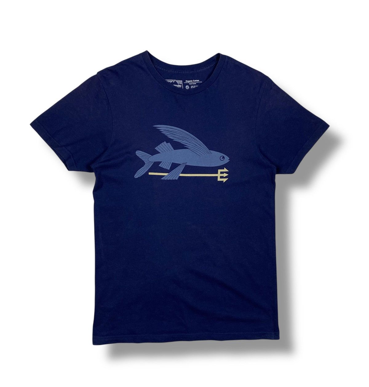Patagonia Patagonia Organic Cotton Graphic T-Shirt Slim Fit Navy Small Size US S / EU 44-46 / 1 - 1 Thumbnail