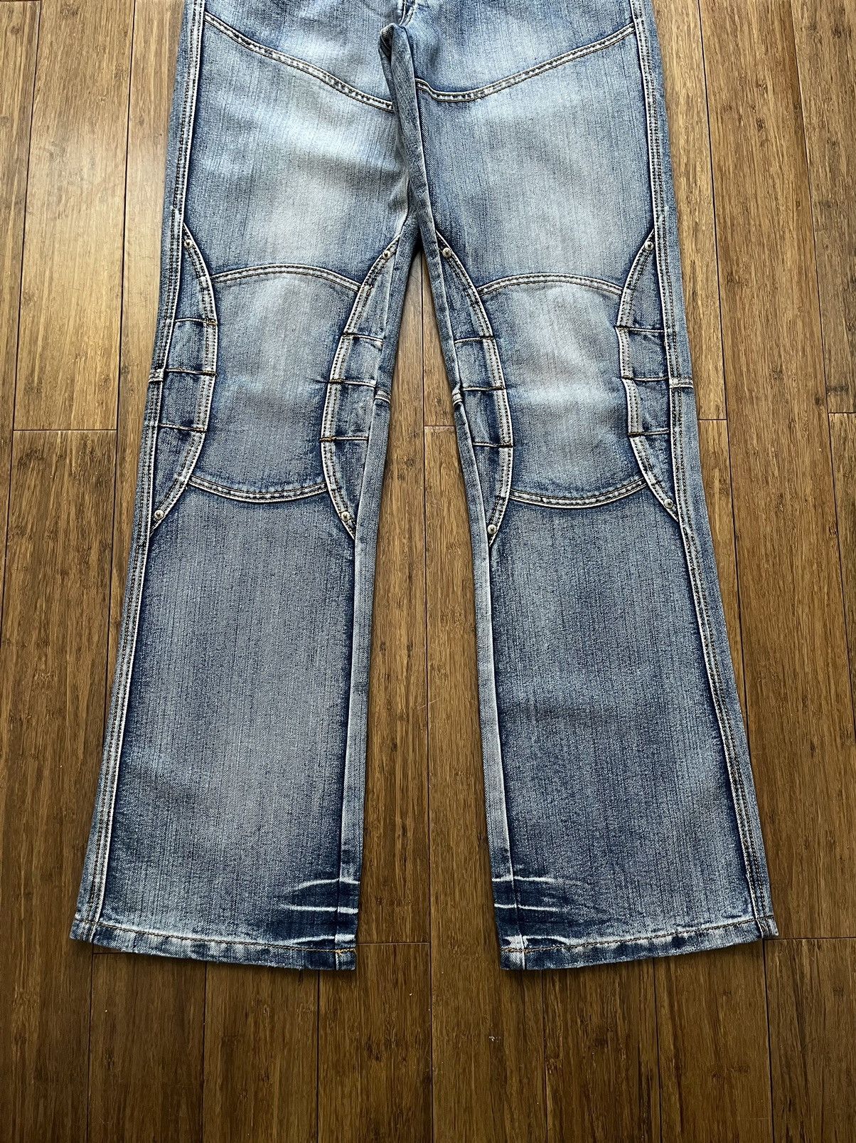 Japanese Brand VINTAGE WIDE LEG JEANS Y2K Size US 33 - 4 Thumbnail