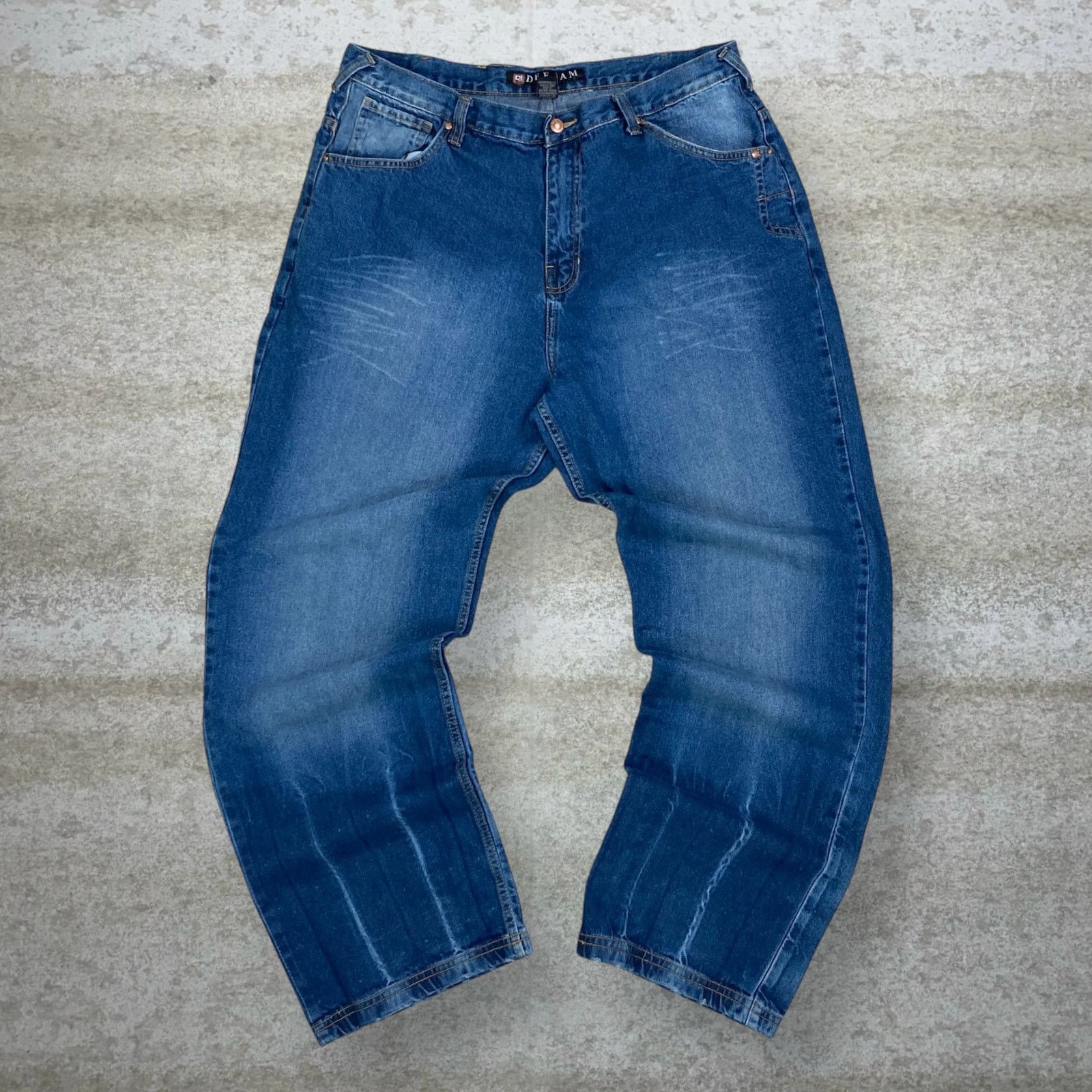Vintage Vintage Def Jam Skater Jeans 40x34 Baggy Wide Medium Wash Size US 40 / EU 56 - 2 Thumbnail