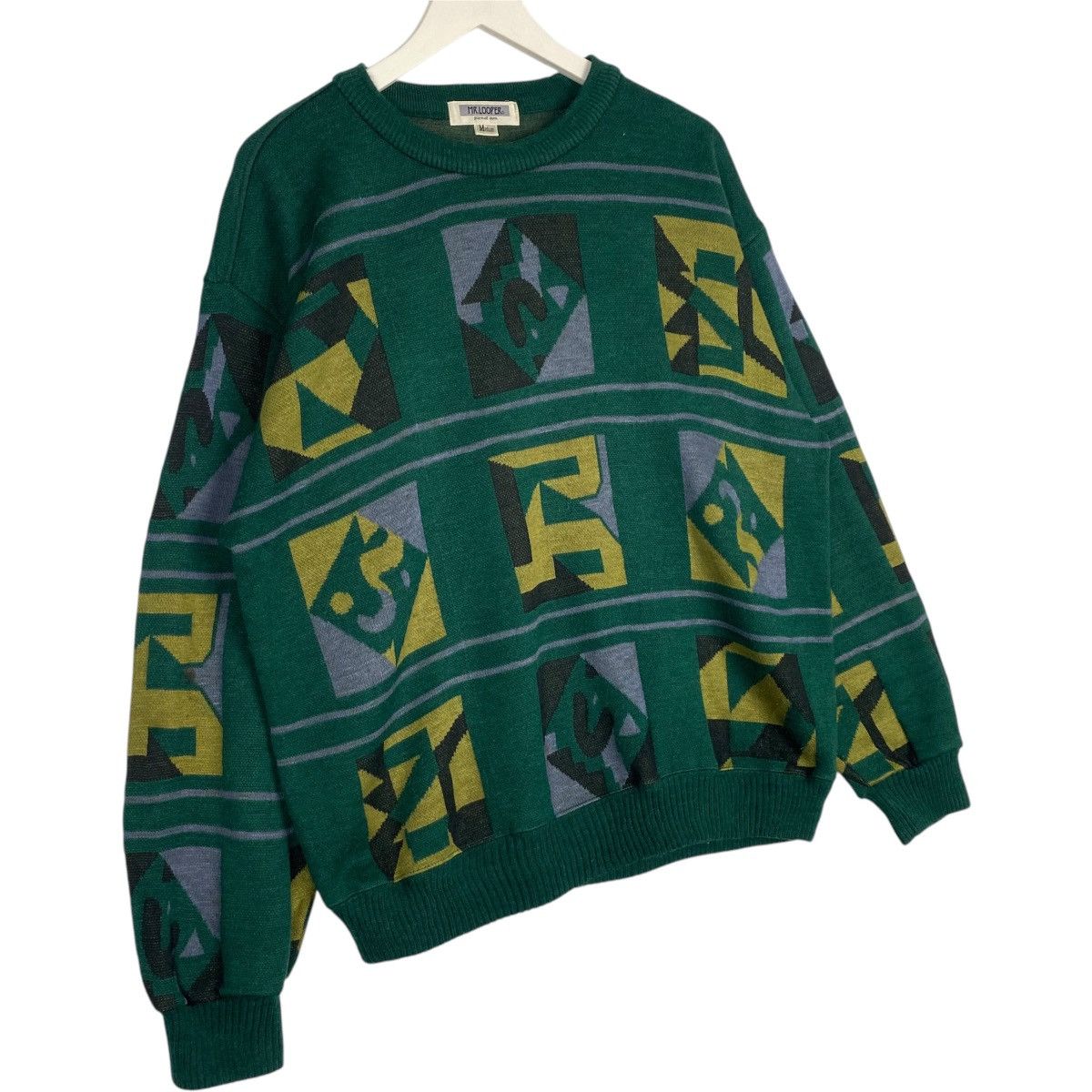 Vintage Vintage Mr.Looper Crewneck Sweatshirt Green Size L Size US L / EU 52-54 / 3 - 3 Thumbnail