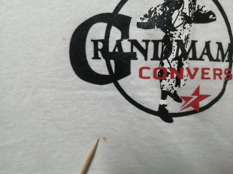 Converse × Rap Tees × Vintage VINTAGE 90s CONVERSE LARRY JOHNSON GRANDMAMA TSHIRT RARE Size US M / EU 48-50 / 2 - 9 Thumbnail