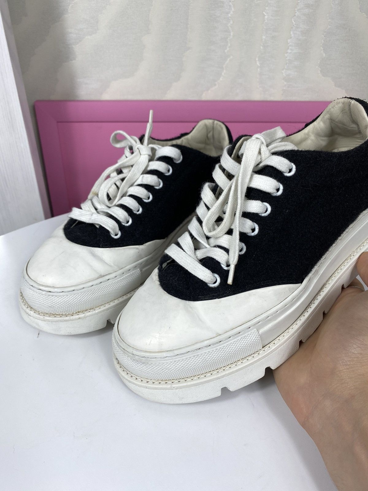 Maison Margiela MM6 Maison Margiela Platform Ponyhair Size US 8 / IT 38 - 12 Thumbnail