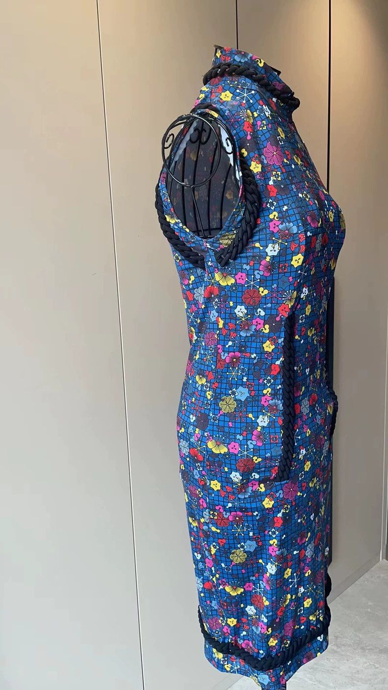 Kenzo KENZO New Chinese Cheongsam with Retro Flower Pattern Size M / US 6-8 / IT 42-44 - 3 Thumbnail