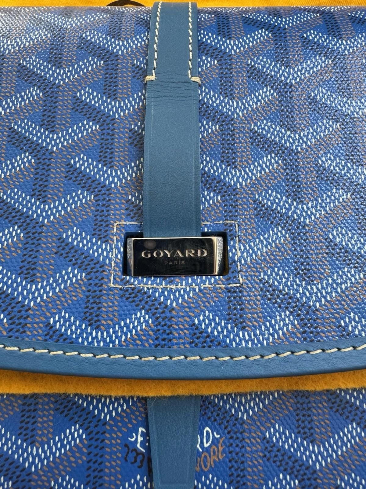 Goyard Authentic - GOYARD BELVEDERE II SKY BLUE PM MESSENGER BAG Size ONE SIZE - 4 Thumbnail