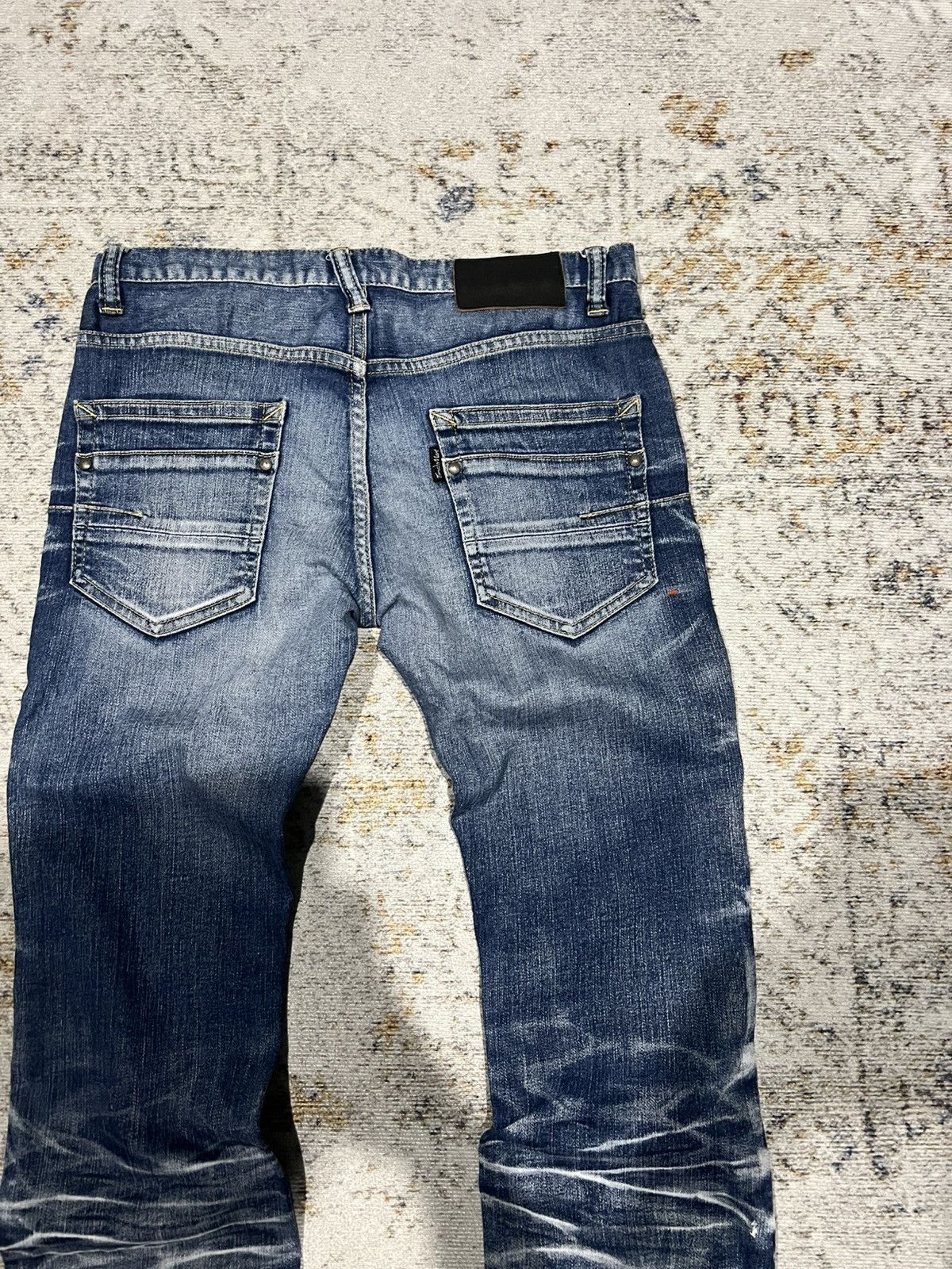If Six Was Nine × Le Grande Bleu (L.G.B.) × Tornado Mart Tornado Mart Wishkered Denim Size US 29 - 4 Thumbnail