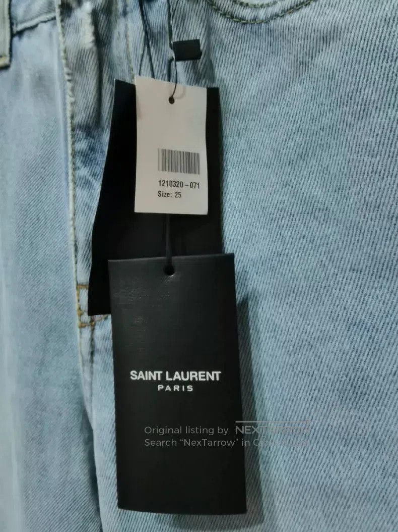 Saint Laurent Paris Saint Laurent Classic Blue Denim Jeans. Size US 27 - 4 Thumbnail