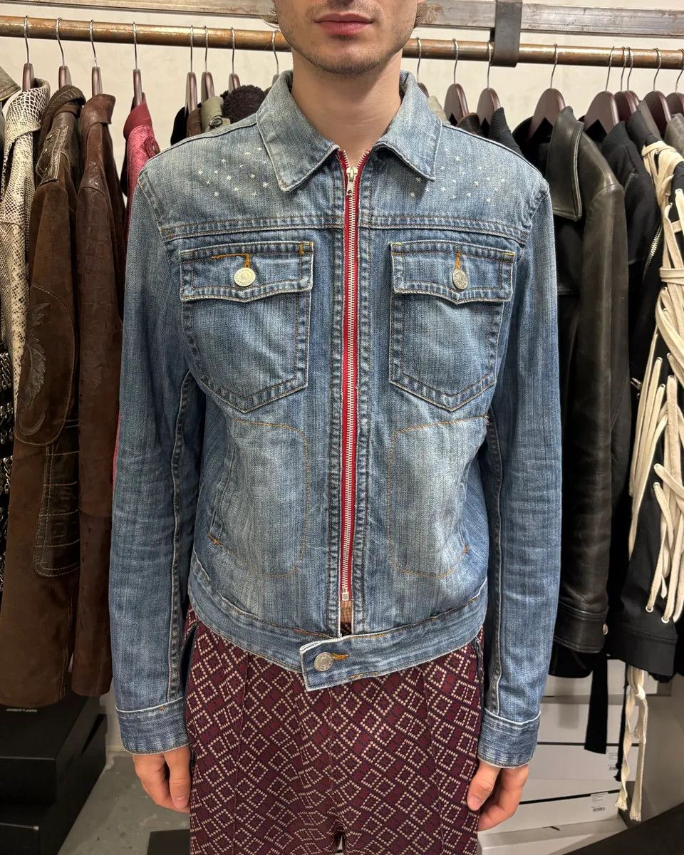 Dsquared2 AW2004 Dsquared2 Twin Moutain Range Denim Jacket Size US M / EU 48-50 / 2 - 4 Thumbnail