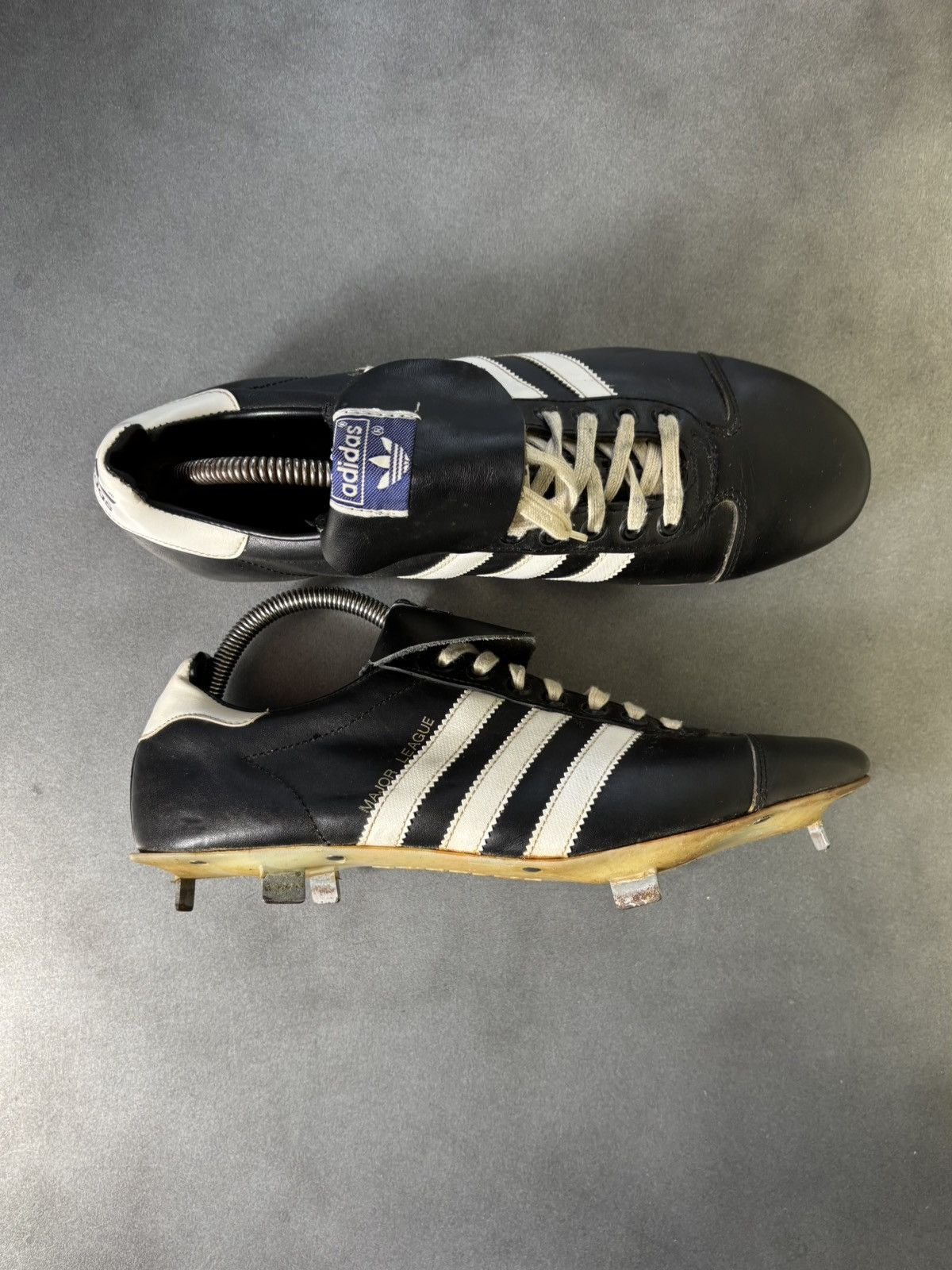 Adidas × Vintage 1970s Adidas Major League Cleats 80s Vintage Adidas Sport 9 Size US 9 / EU 42 - 4 Thumbnail