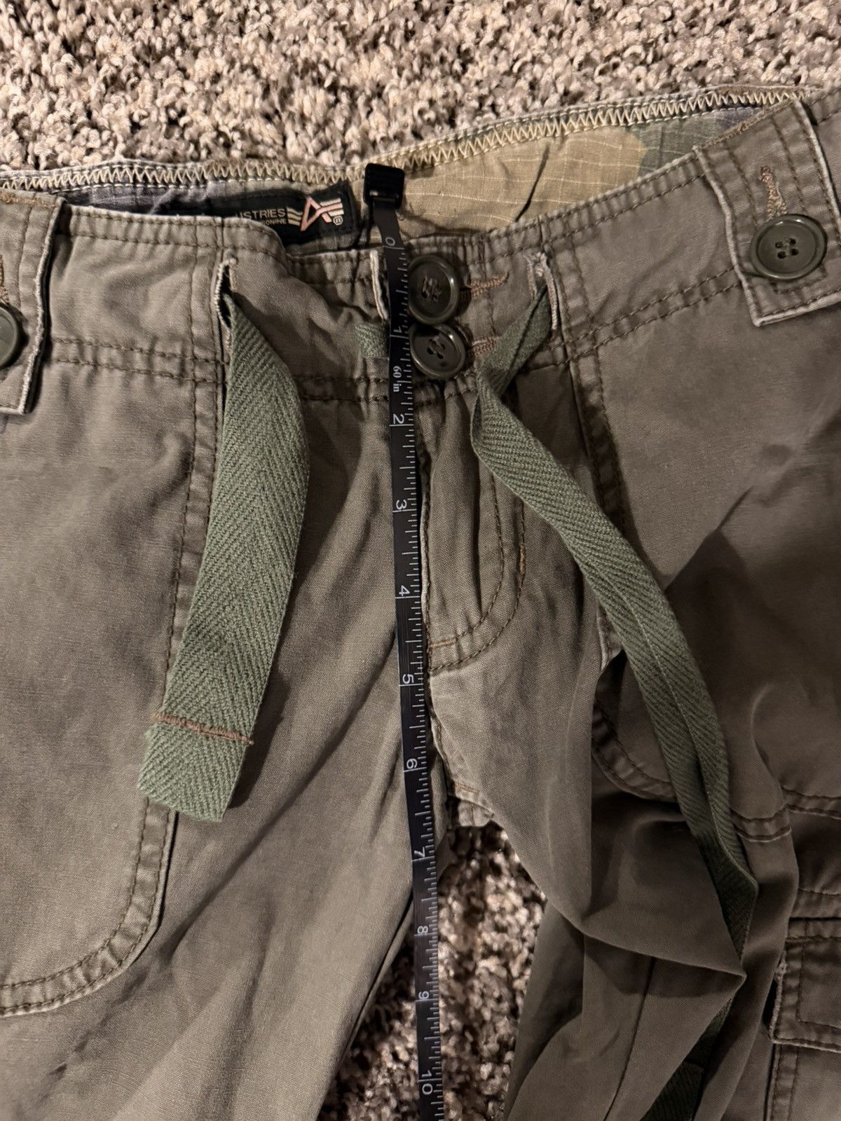 Alpha Industries Womens Vintage alpha industries military cargos Size 30" / US 8 / IT 44 - 8 Thumbnail