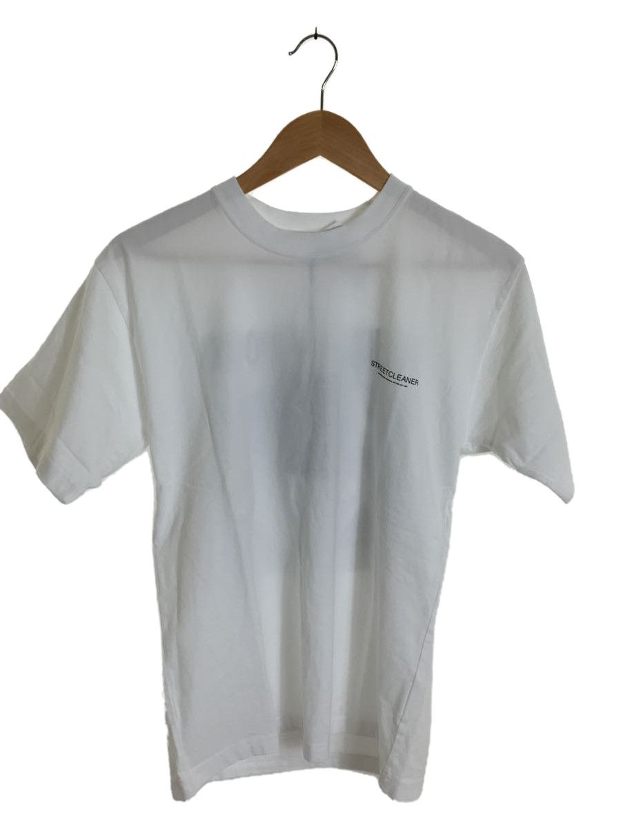 T-Shirts Short Sleeve Logo Print Crewneck Cotton White
