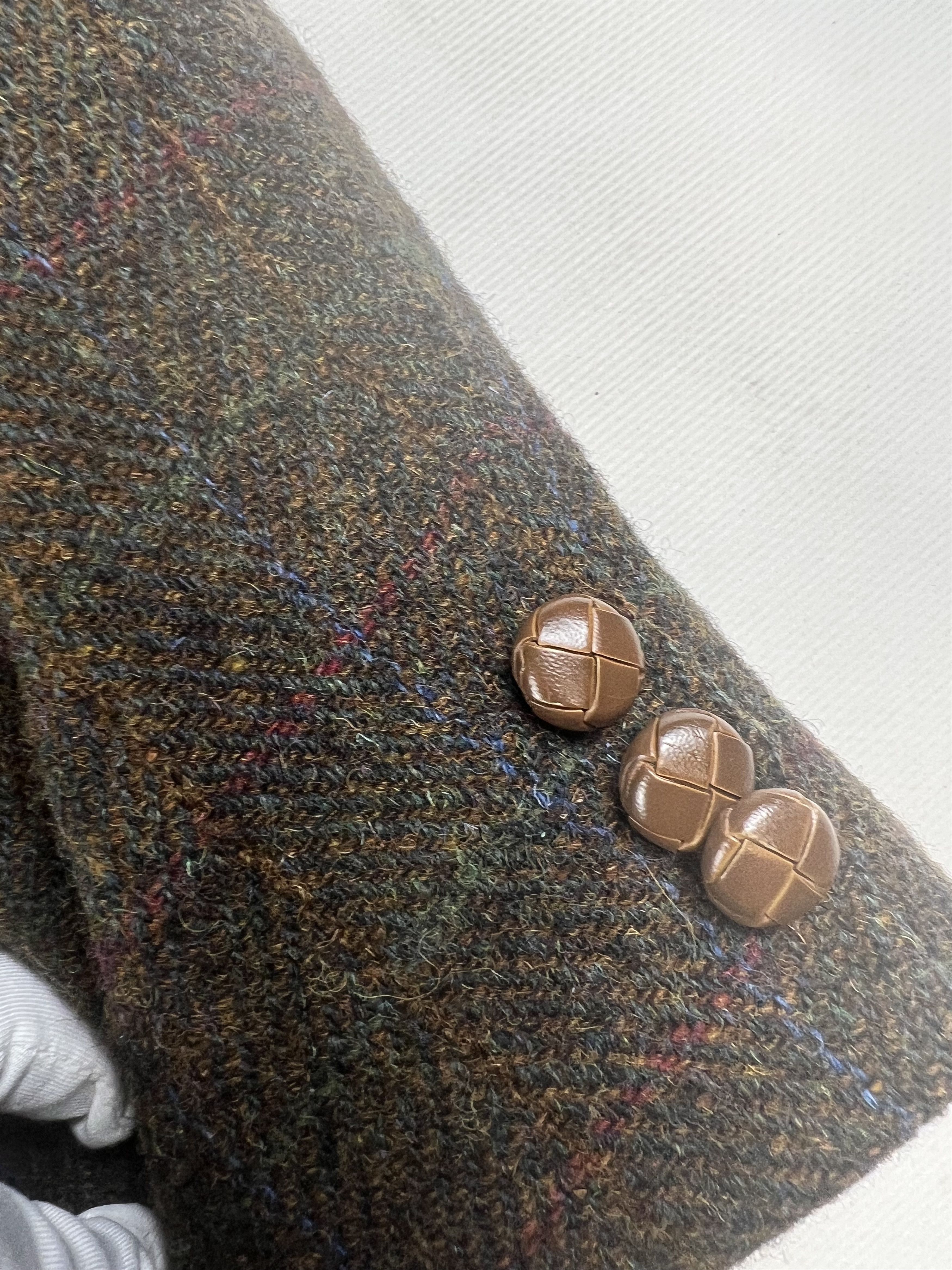 Harris Tweed × Vintage Vintage Harris Tweed Wool Blazer M Size 42R - 4 Thumbnail