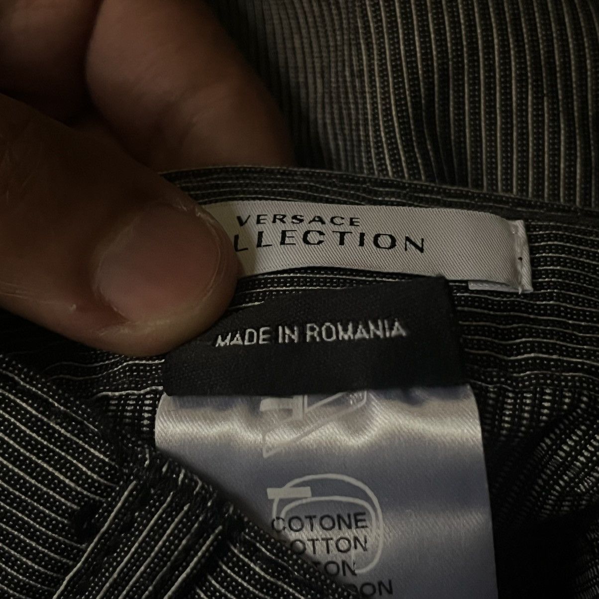 Versace Versace Black Casual Stripped Pants Size US 36 / EU 52 - 10 Thumbnail