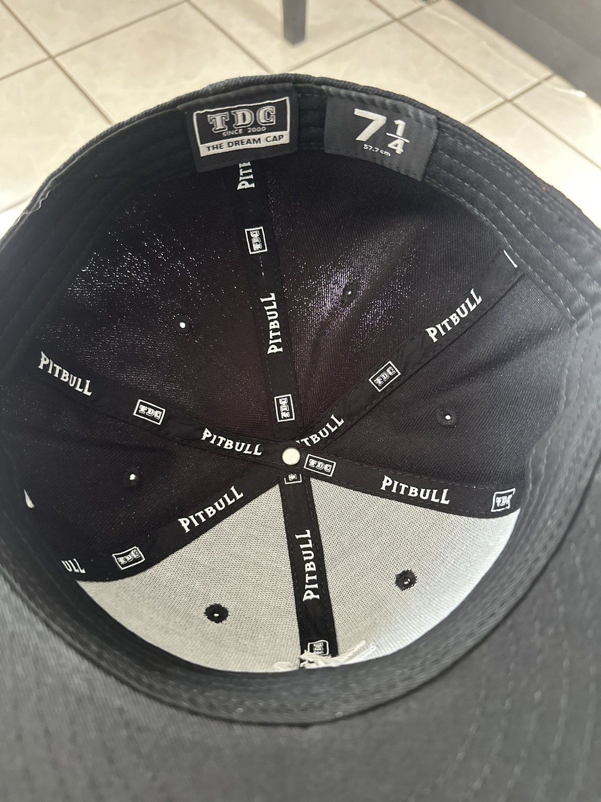 Other YVL Fitted Hat 7 1/4 White on Black Size ONE SIZE - 4 Thumbnail