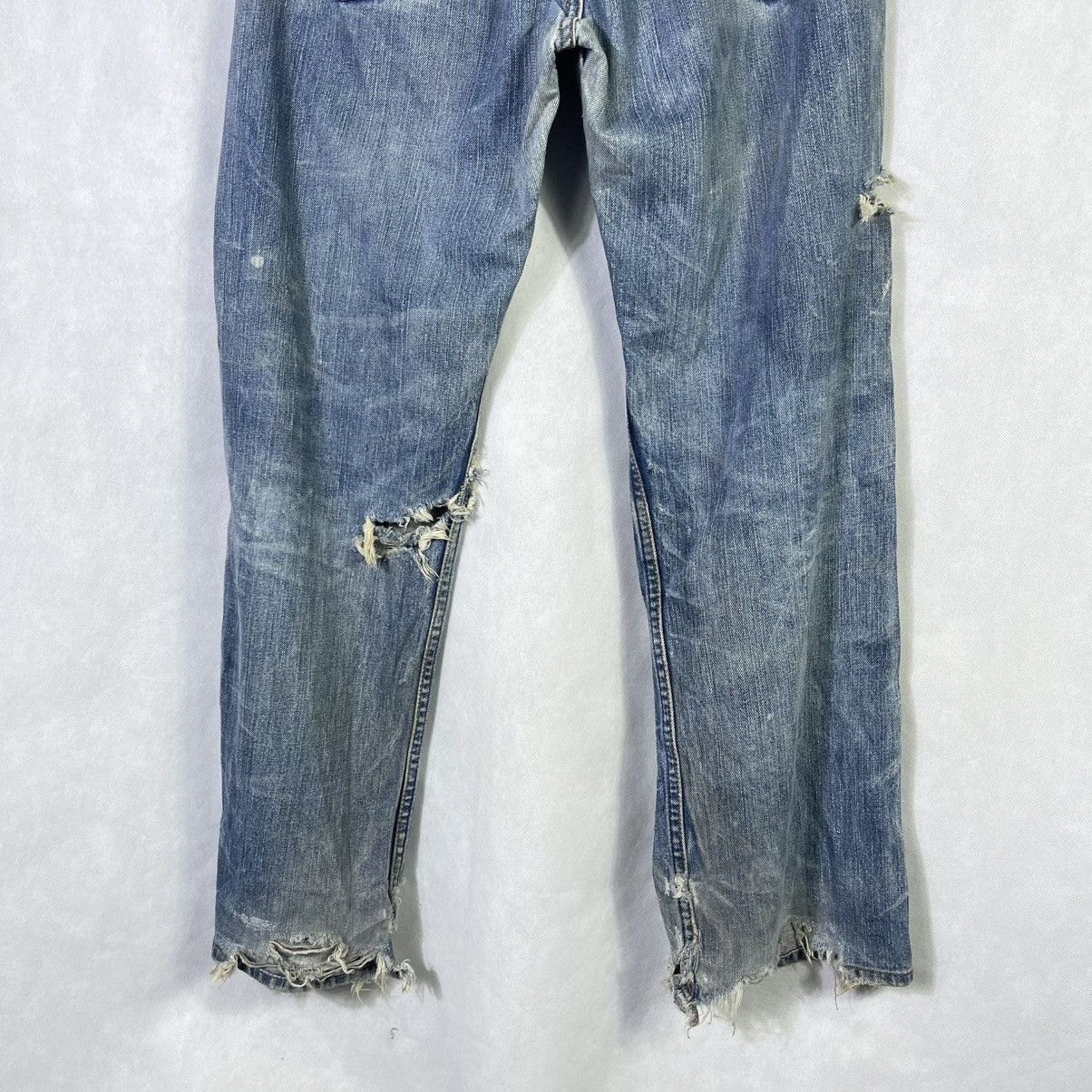 Levi's Vintage Clothing Vintage Levis 503 Distressed Trashed Jeans Size US 31 - 6 Thumbnail