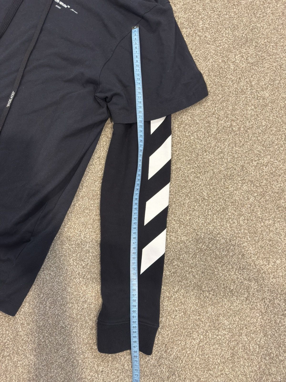 Off-White OFF-WHITE DIAG MARIANA HOODED T-SHIRT Size US M / EU 48-50 / 2 - 9 Thumbnail