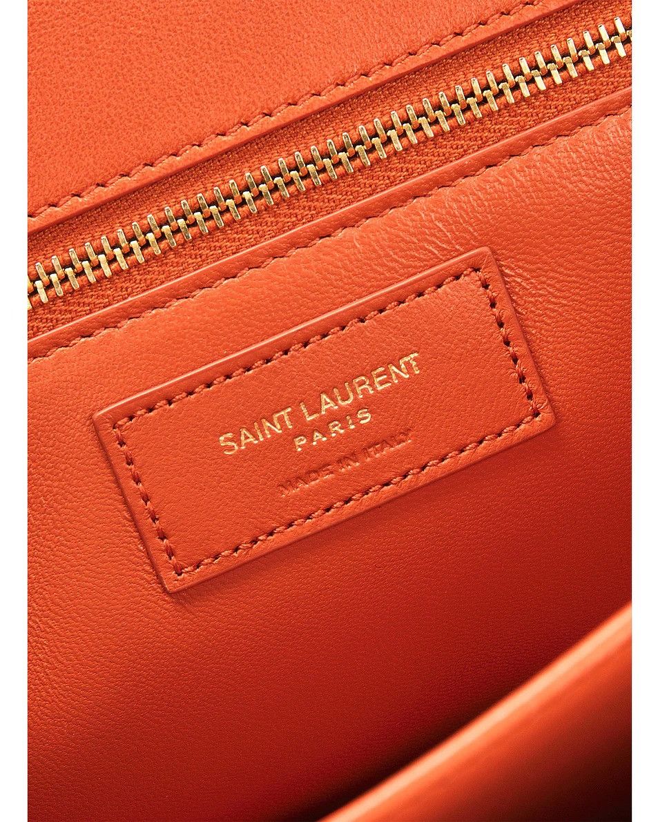 Saint Laurent Paris o1w1db10526 737354 Size: OS / Le Maillon Satchel Bag Orange Size ONE SIZE - 6 Thumbnail