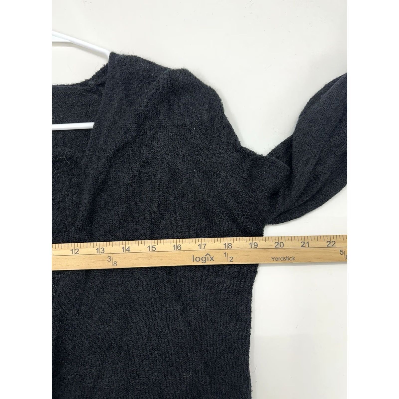 Vintage VINTAGE Beldoch Cardigan Womens Large Black Open Front VTG Size L / US 10 / IT 46 - 6 Thumbnail