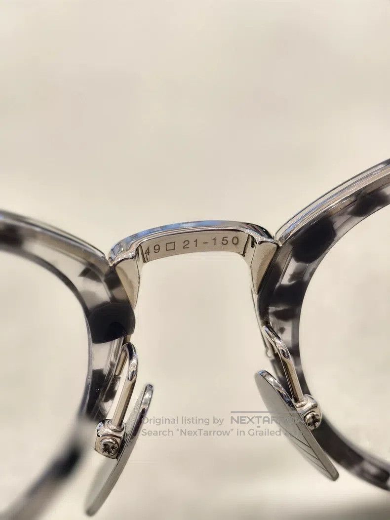 Thom Browne Thom Browne Gray tortoiseshell frame Size ONE SIZE - 5 Thumbnail