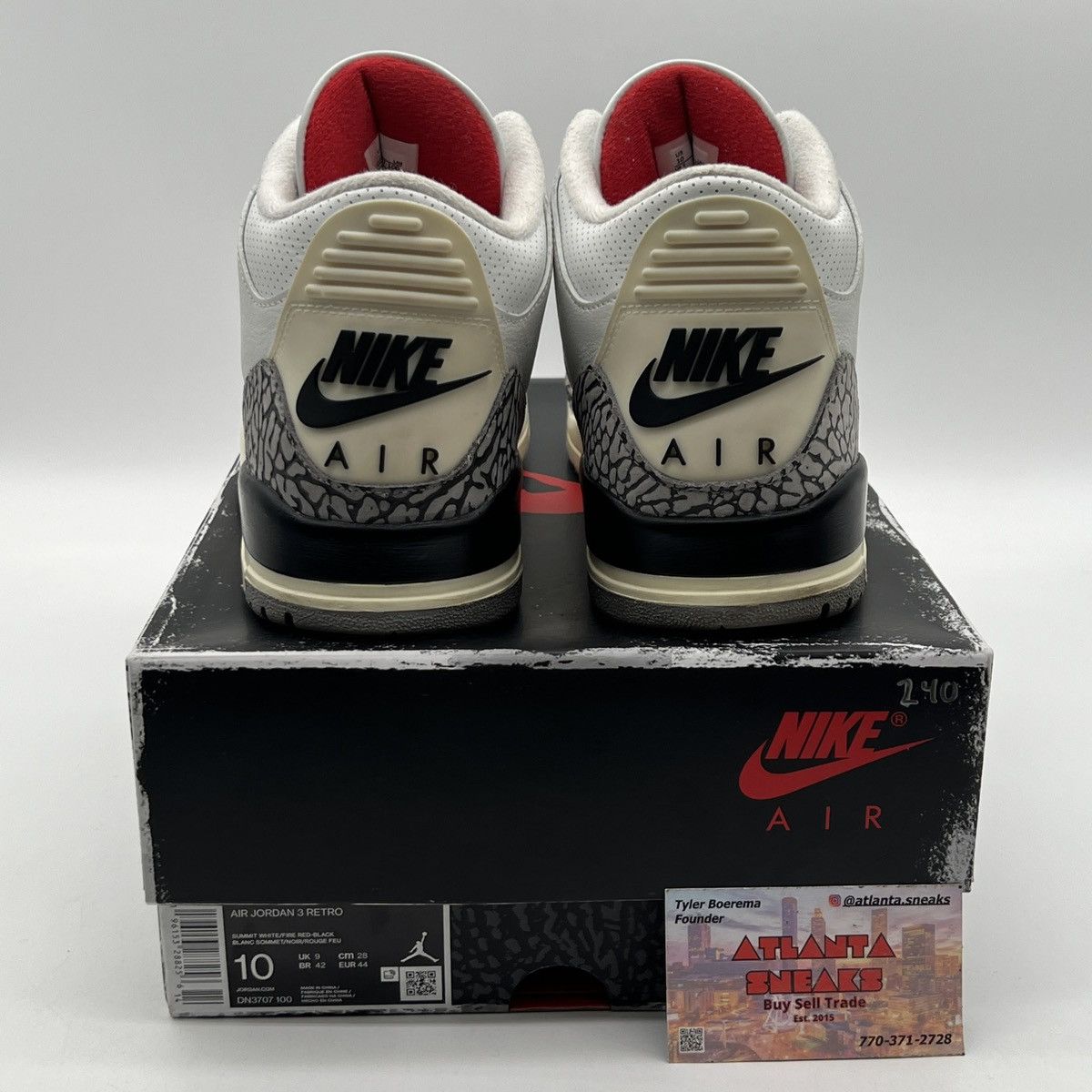 Jordan Brand Air Jordan 3 white cement reimagined Size US 10 / EU 43 - 3 Thumbnail