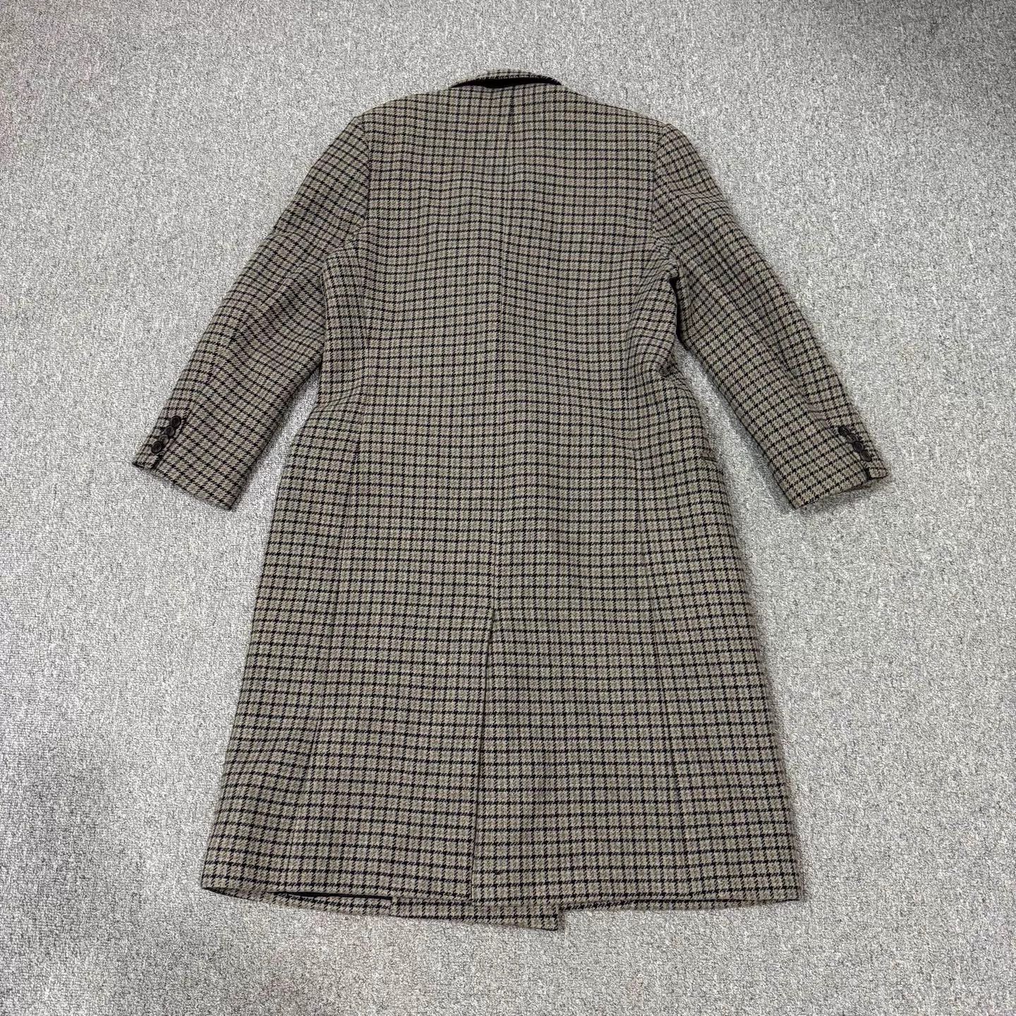 Balenciaga Balenciaga women's check wool coat 38 99 new Size XS / US 0-2 / IT 36-38 - 2 Thumbnail