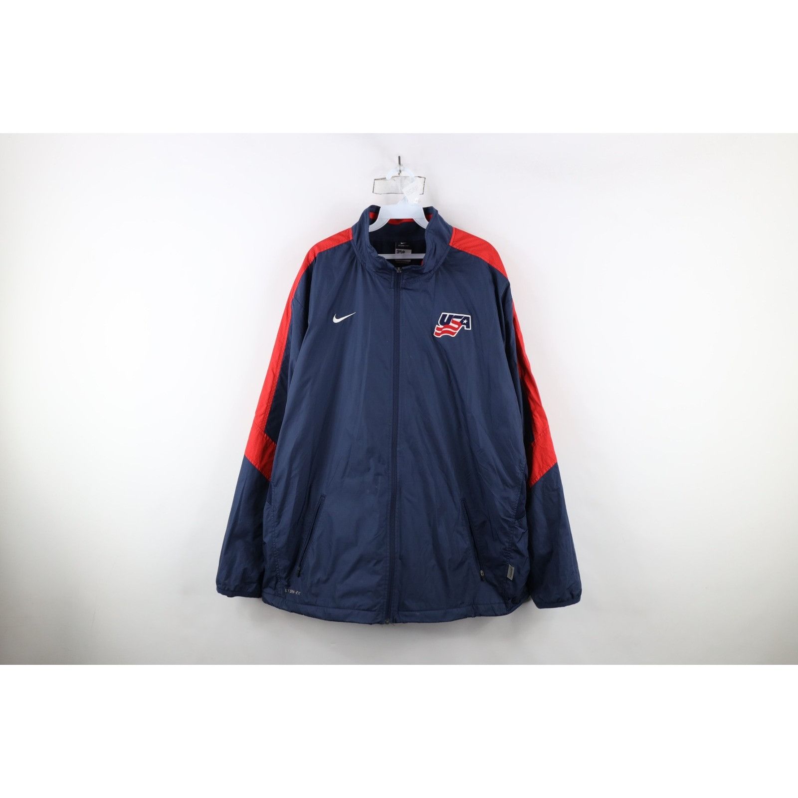 Nike Vintage NikeTeam Issued USA Hockey Olympics Jacket Size US XL / EU 56 / 4 - 1 Thumbnail