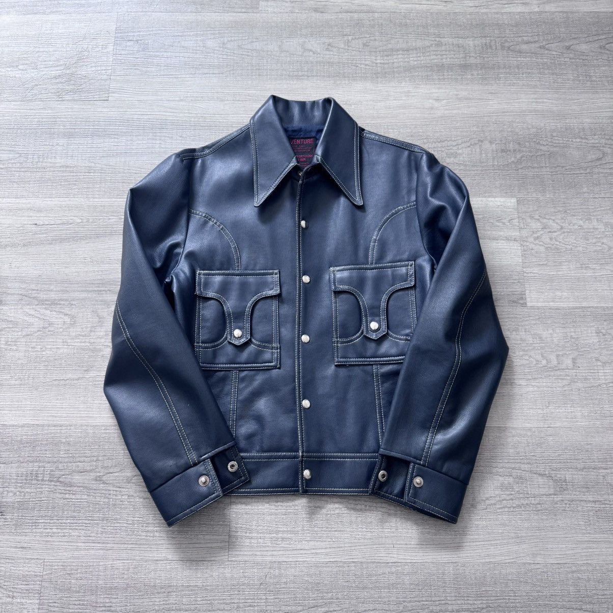 Vintage Vintage Vinyl Leather Jacket Size S Size US S / EU 44-46 / 1 - 1 Thumbnail