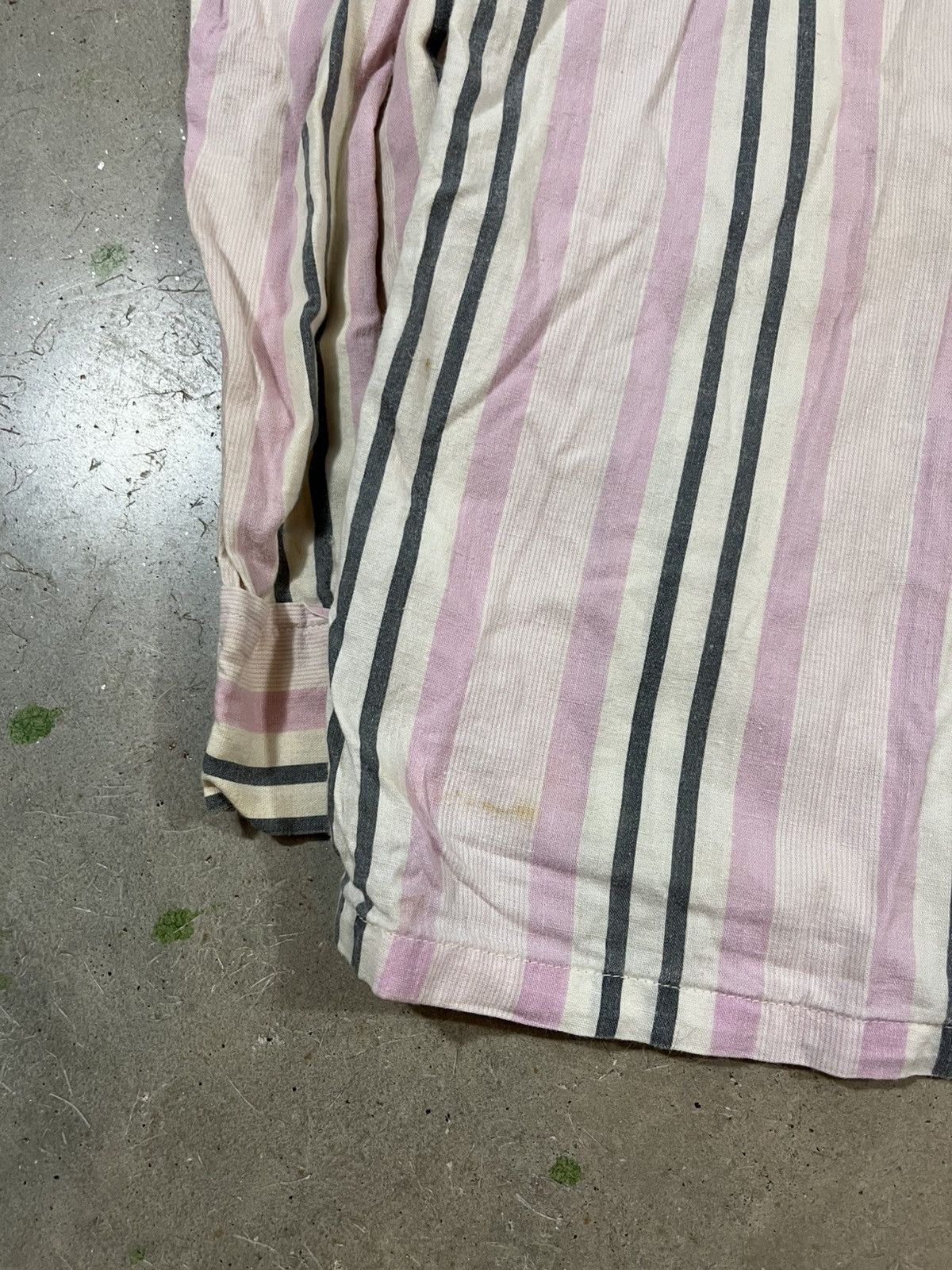 Vintage Vintage 60s Cotton Pajama Flannel Shirt Pink Size S / US 4 / IT 40 - 6 Thumbnail