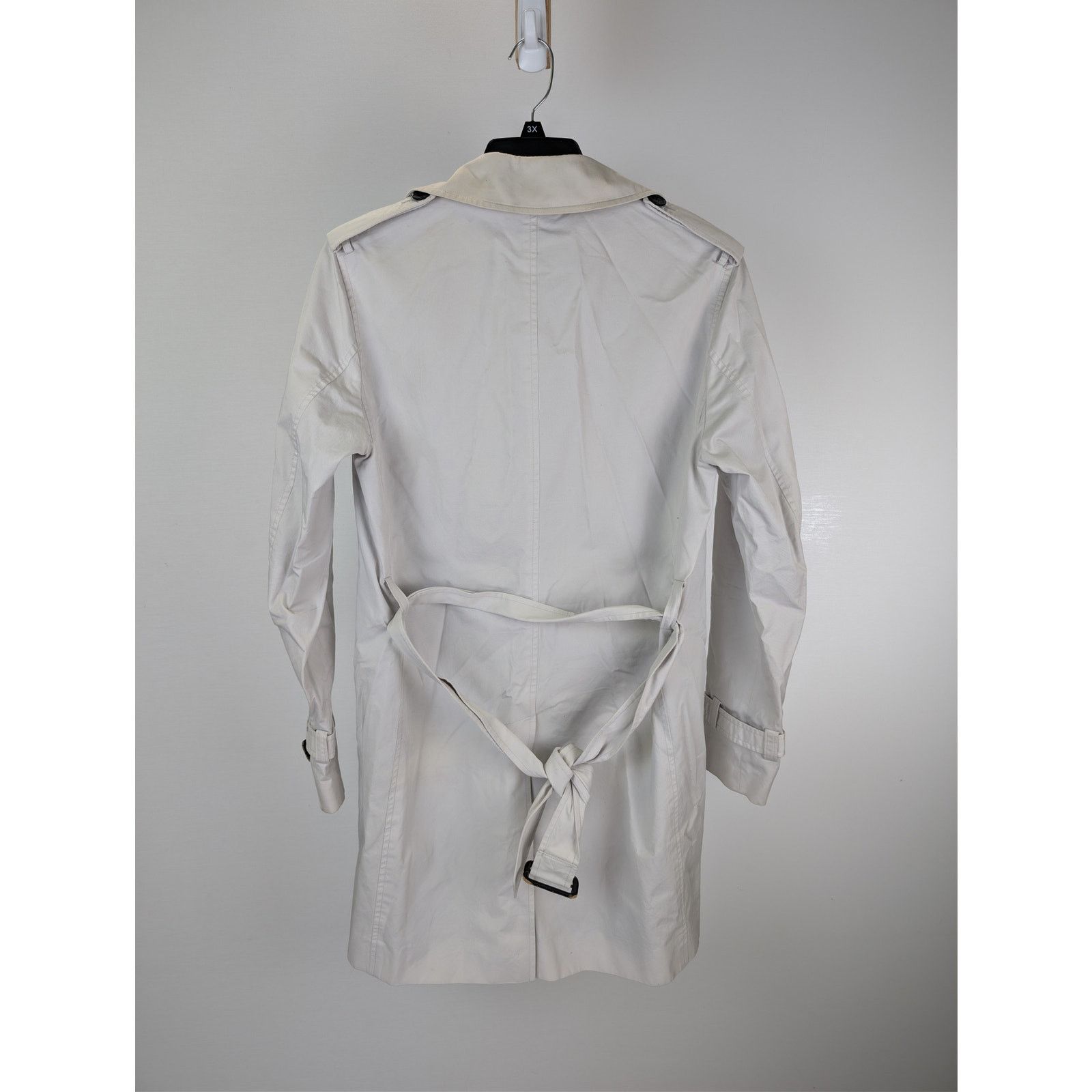 Sandro o1rshd1 CC20 short trench coat in a light beige Size US M / EU 48-50 / 2 - 15 Thumbnail