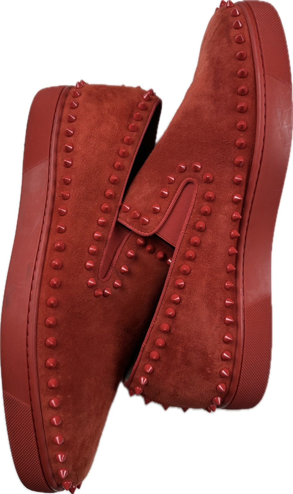 Christian Louboutin Christian Louboutin Suede Sneakers Size US 12 / EU 45 - 2 Thumbnail
