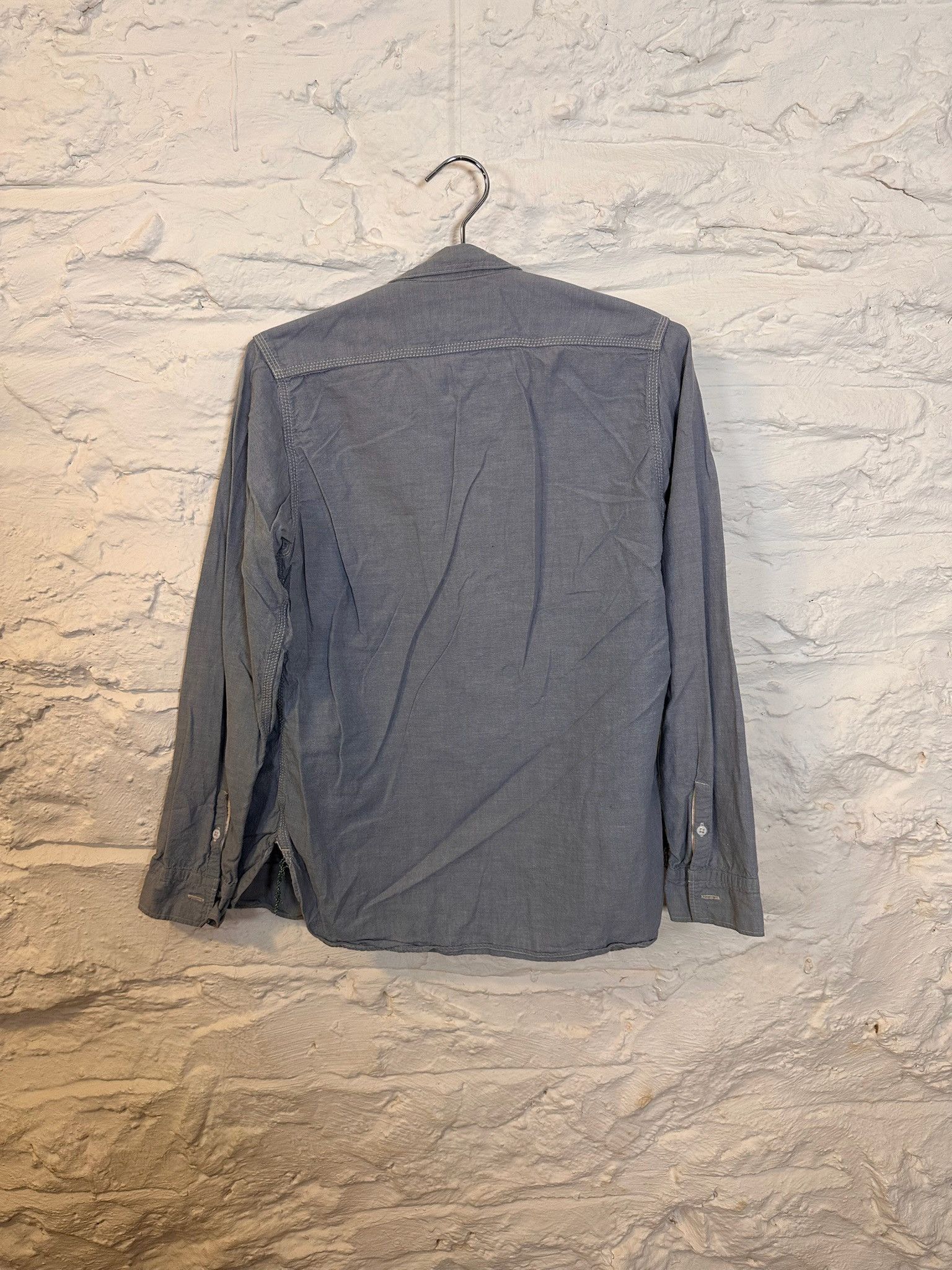 Sunny Sports Pale blue grey button down Size US XS / EU 42 / 0 - 2 Thumbnail