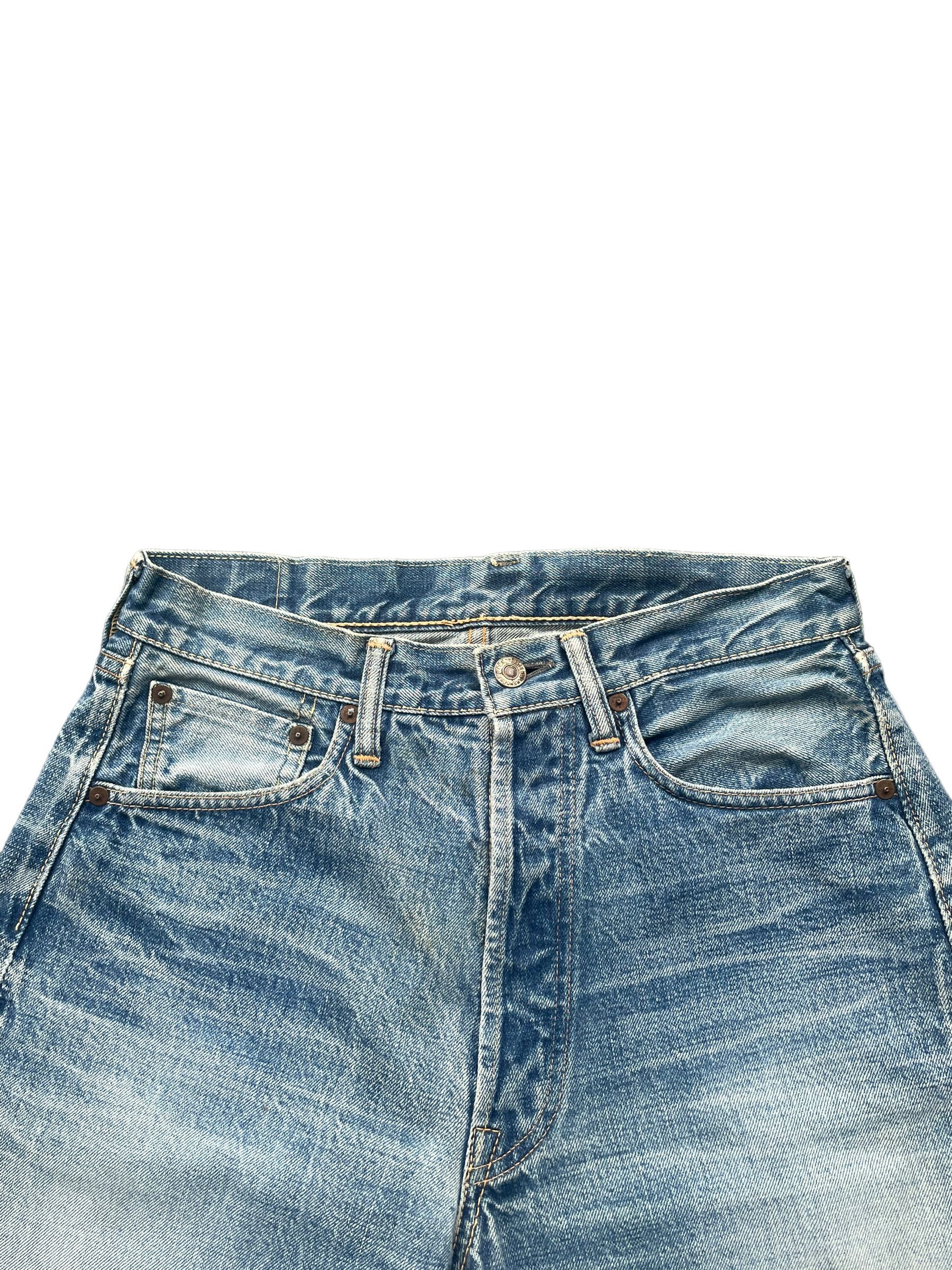 Vintage Vintage Warehouse Company Selvedge Faded Distresed Denim Size US 30 / EU 46 - 3 Thumbnail