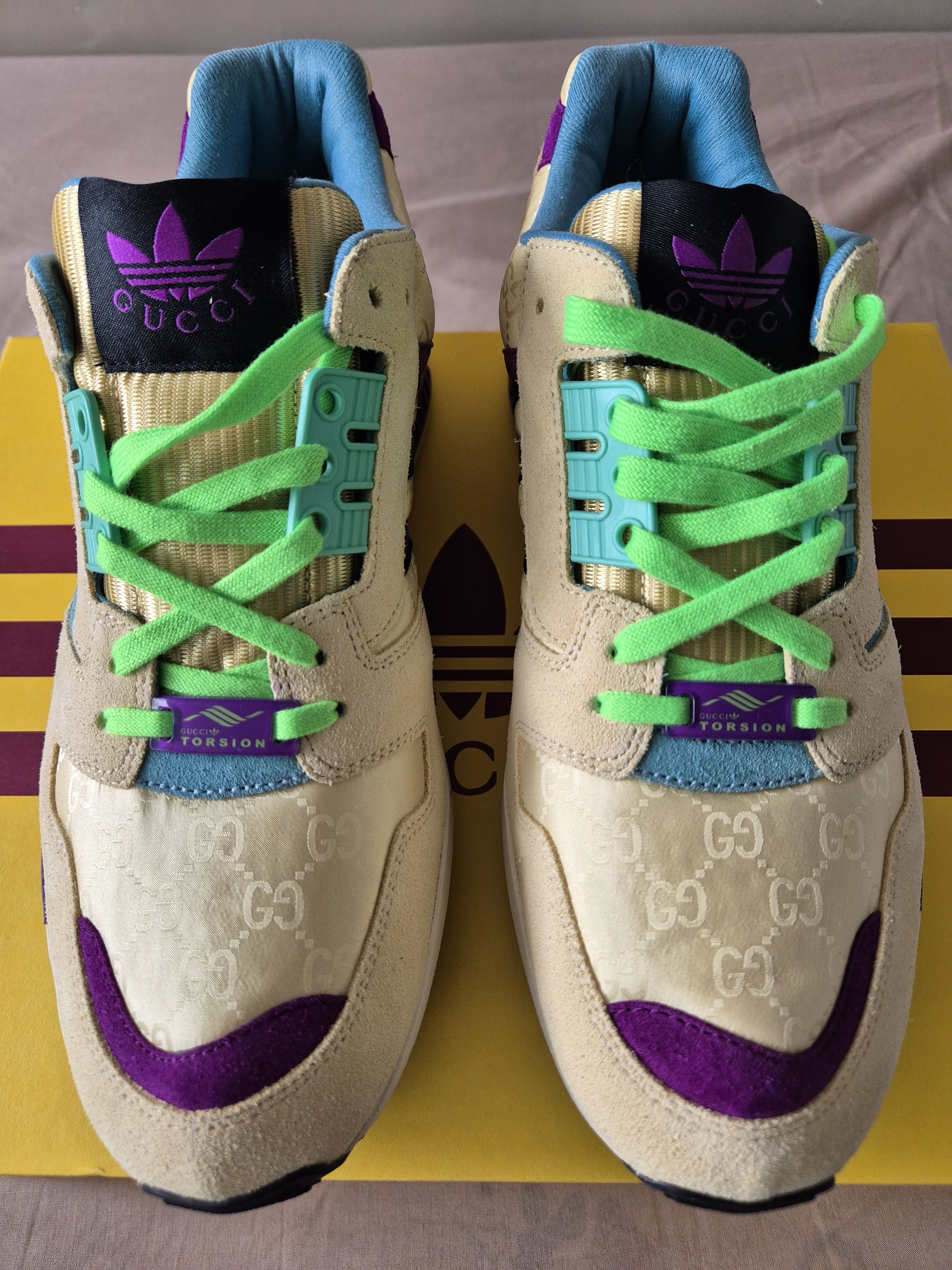 Adidas × Gucci adidas x Gucci ZX 8000 monogramme GG beige (Women's) Size US 10 / IT 40 - 14 Thumbnail