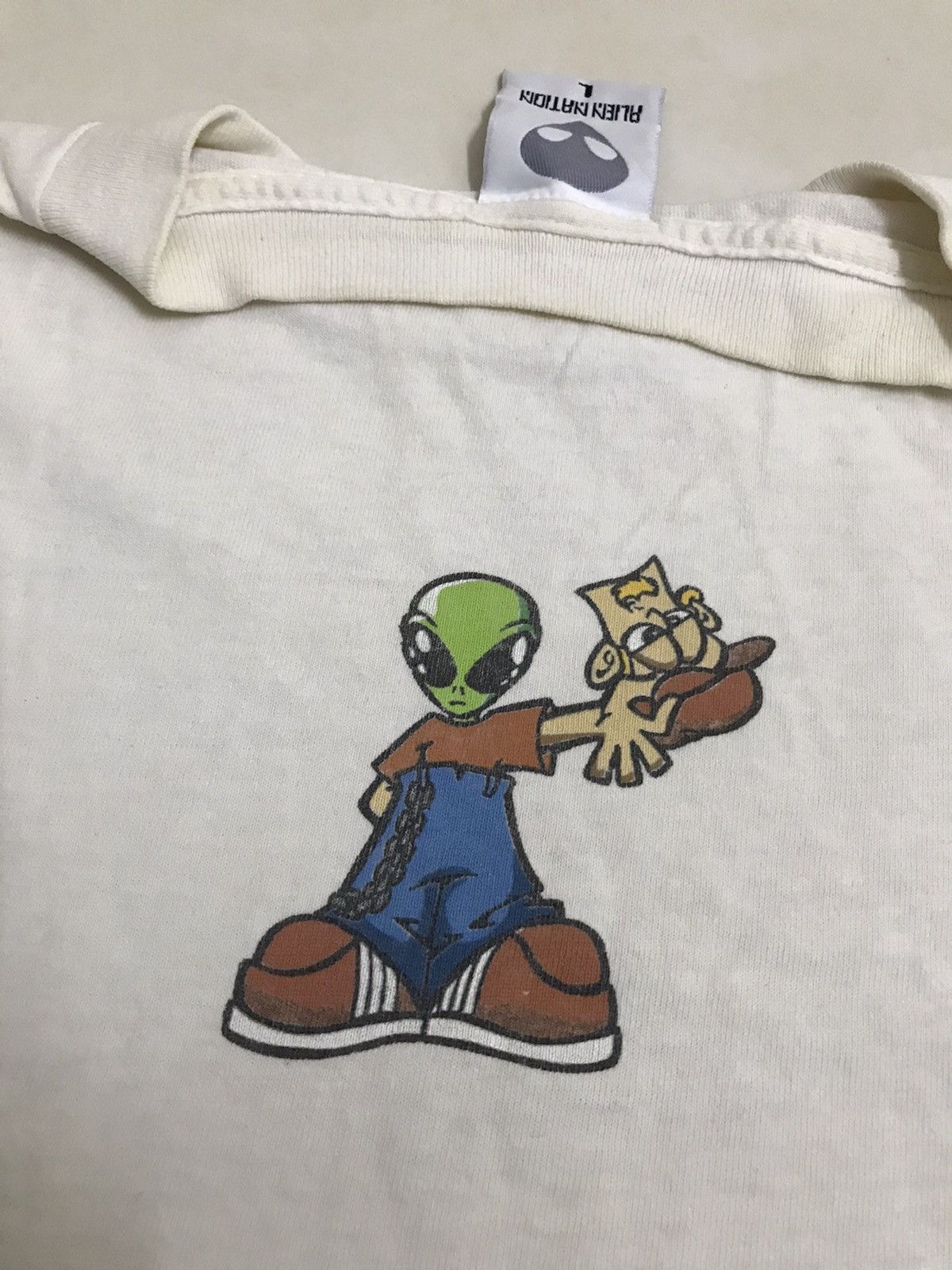 Alien Workshop × Vintage Vintage Alien Nation Skateboarding T-Shirt Made in USA Size US L / EU 52-54 / 3 - 2 Thumbnail