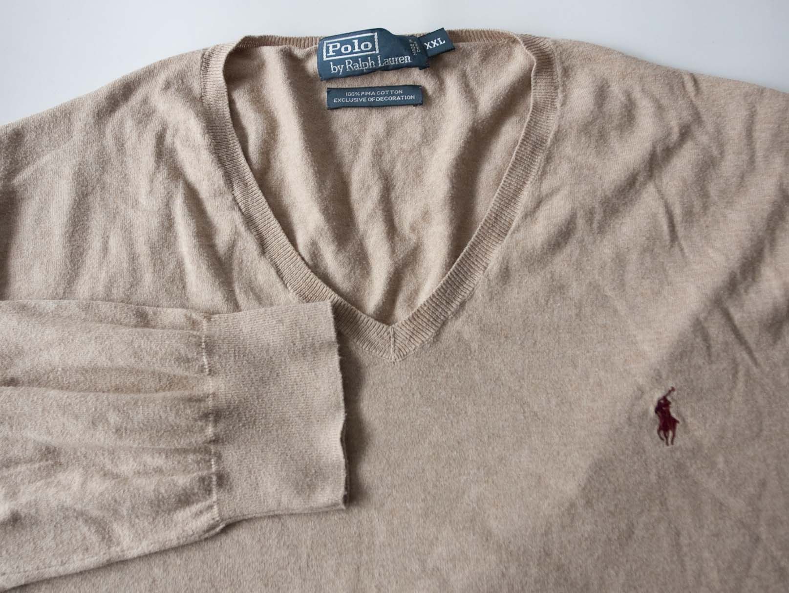 Ralph Lauren Ralph Lauren Light Sweater Pima Cotton Size XXL Brown Size US XXL / EU 58 / 5 - 2 Thumbnail