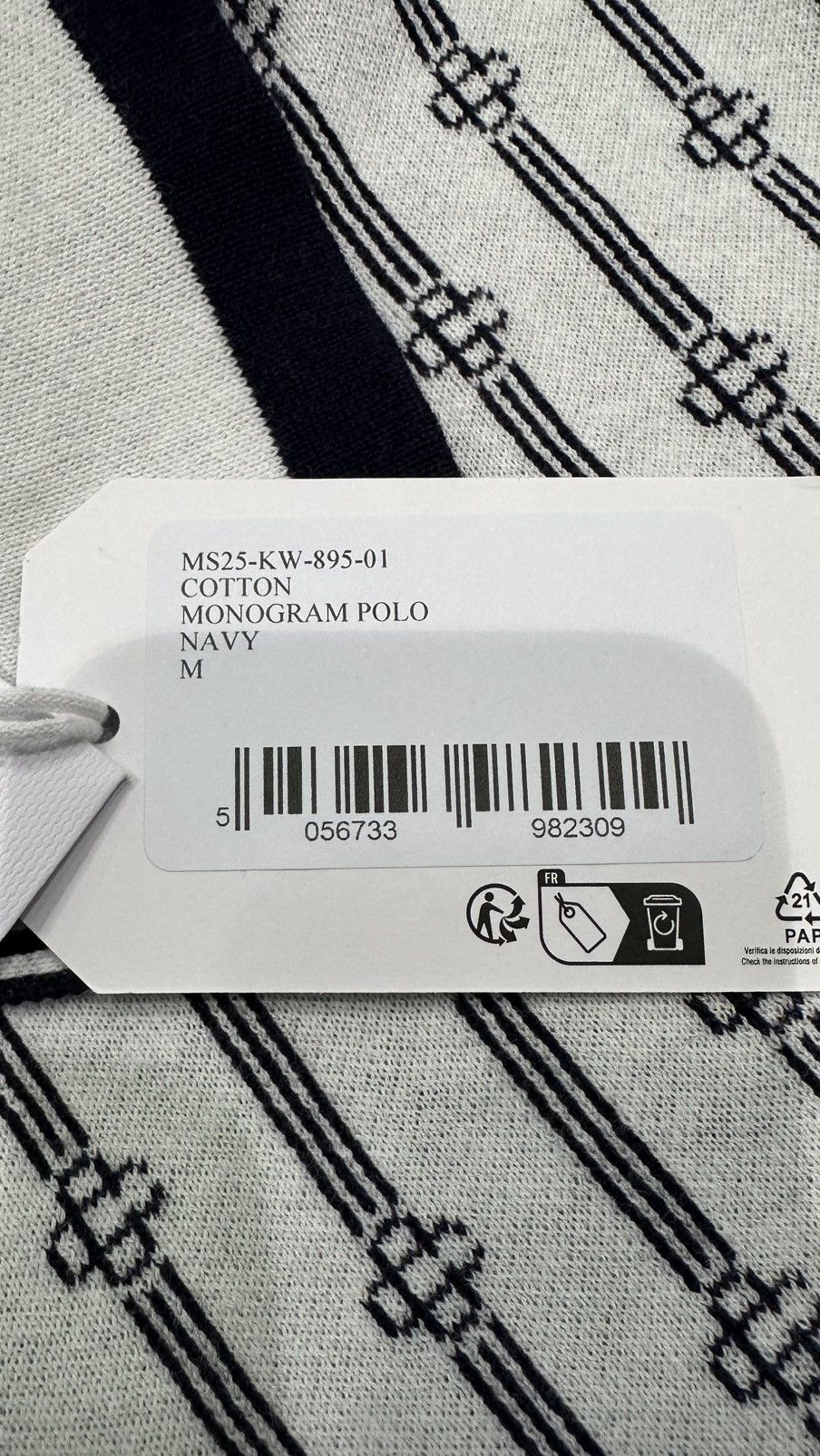 Casablanca CASABLANCA - Monogram Polo Navy Size US M / EU 48-50 / 2 - 3 Thumbnail