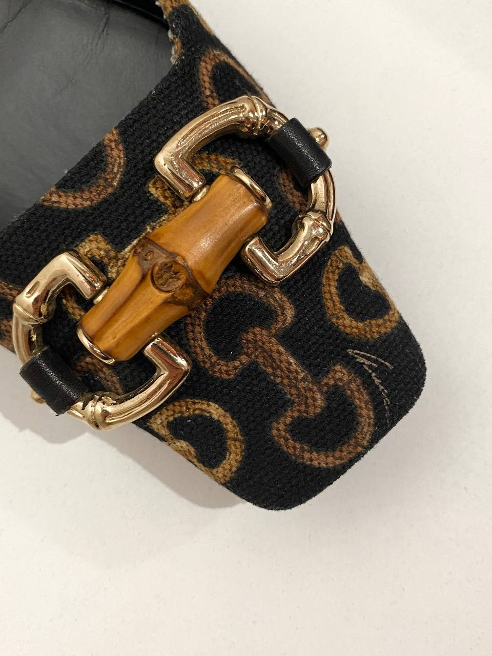 Gucci Gucci x Tom Ford GG Horsebit Bamboo Mule Ballet Flats Shoes Size US 7.5 / IT 37.5 - 9 Thumbnail