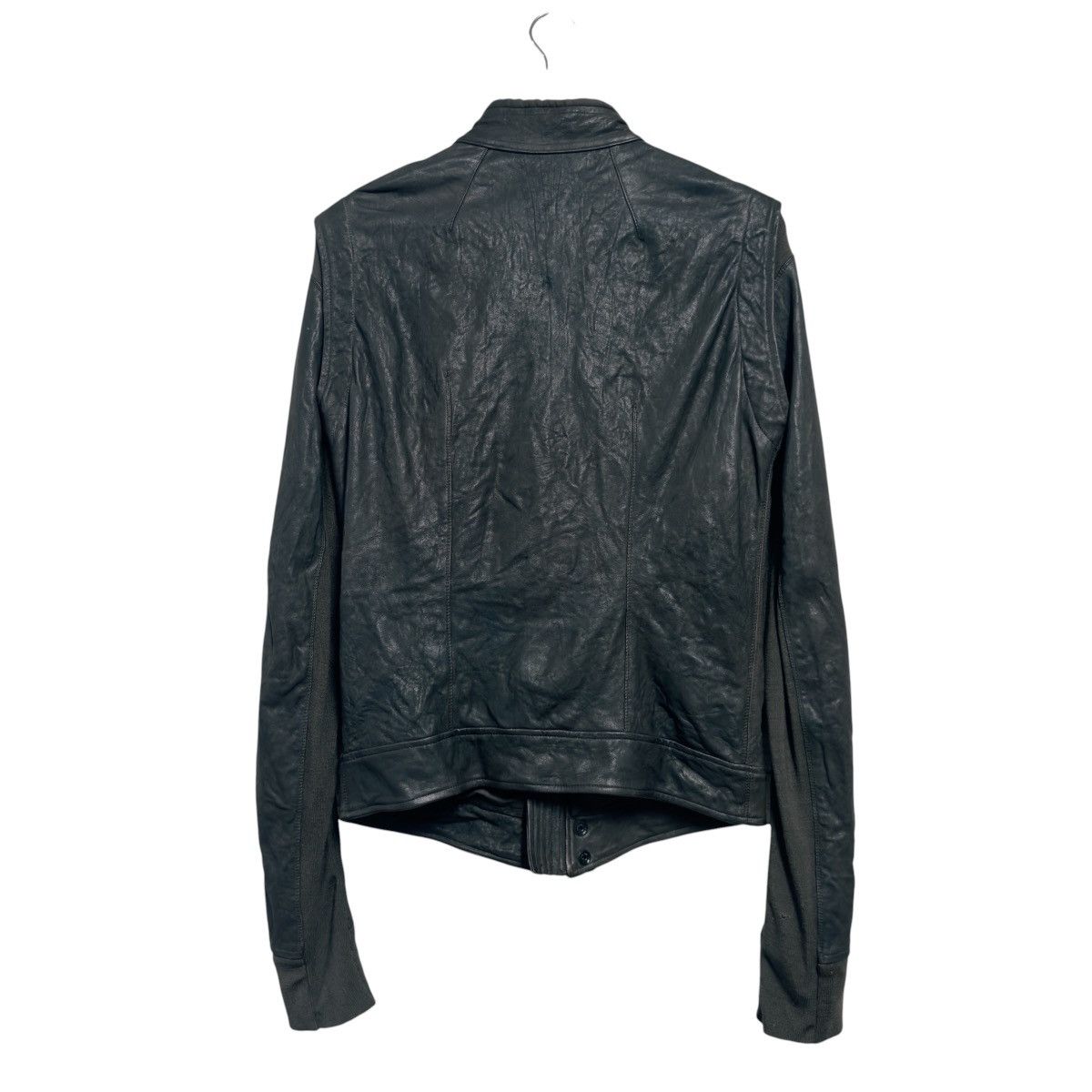 Rick Owens SAMPLE Campioni Rick Owens Bitter Hybrid Leather Jacket Size US S / EU 44-46 / 1 - 12 Thumbnail