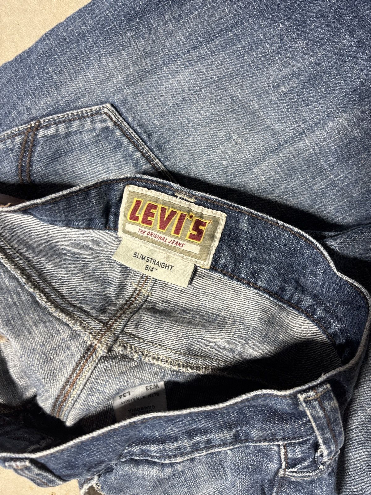 Levi's × Levi's Vintage Clothing × Vintage Levi’s faded 514 Denim Size US 33 - 4 Thumbnail
